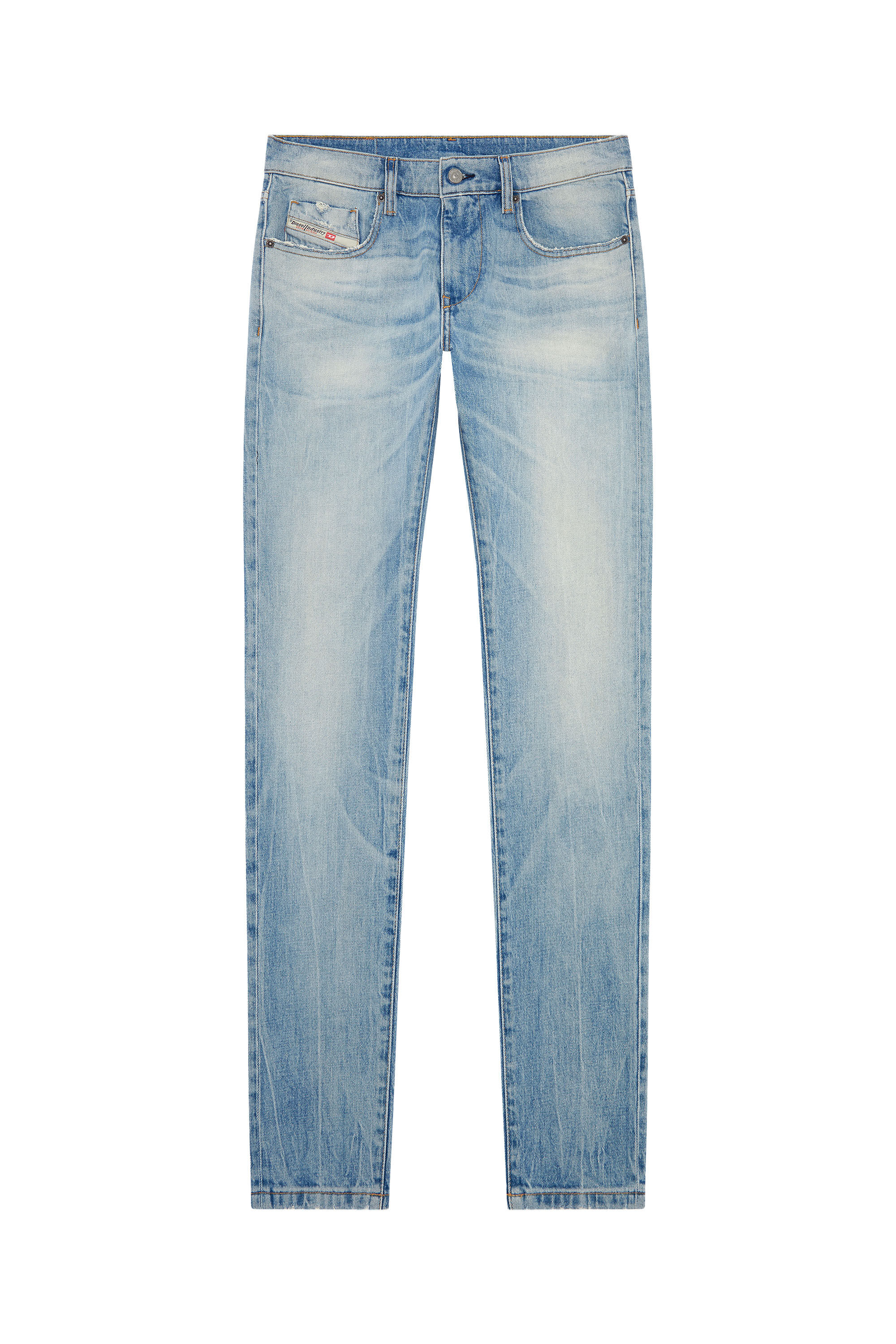 Diesel - Slim Jeans 2019 D-Strukt 0DQAB, Azul Claro - Image 2