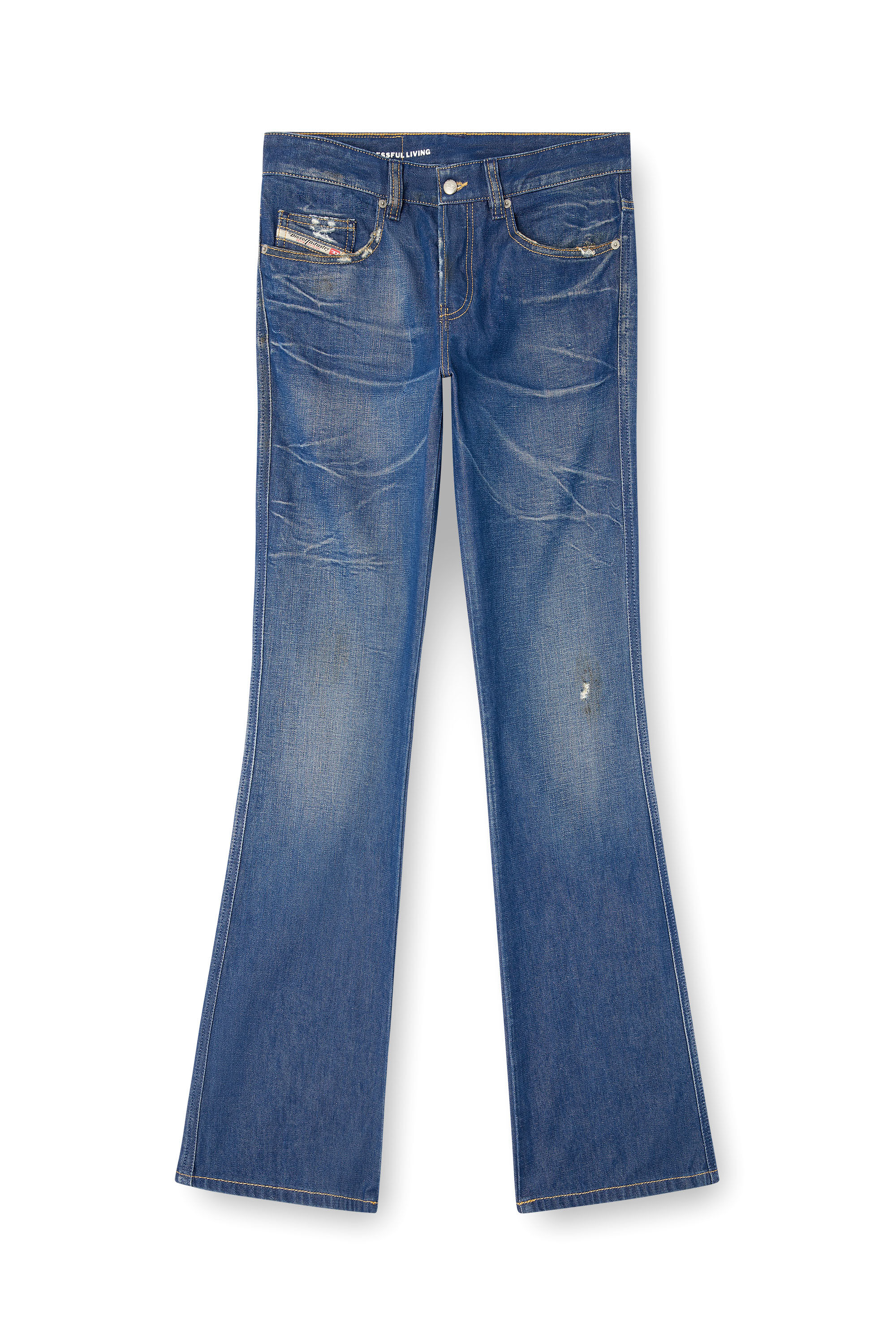 Diesel - Bootcut Jeans 1998 D-Buck 09M60 Hombre, Azul Oscuro - 2