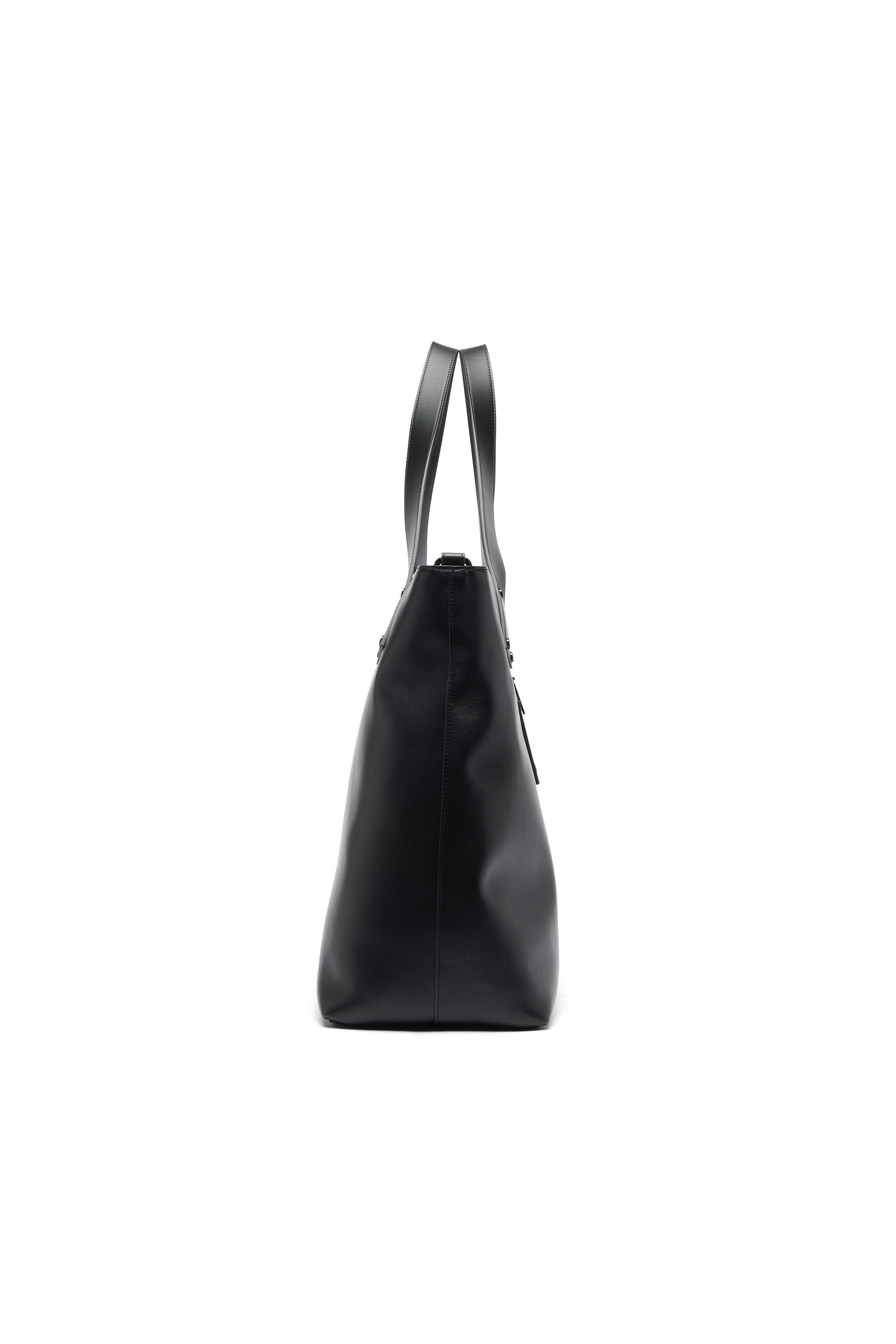 Diesel - RIVET-D TOTE E\W, Rivet-D -  Bolso shopping con cremallera y bolsillo con solapa Hombre in Negro - 4