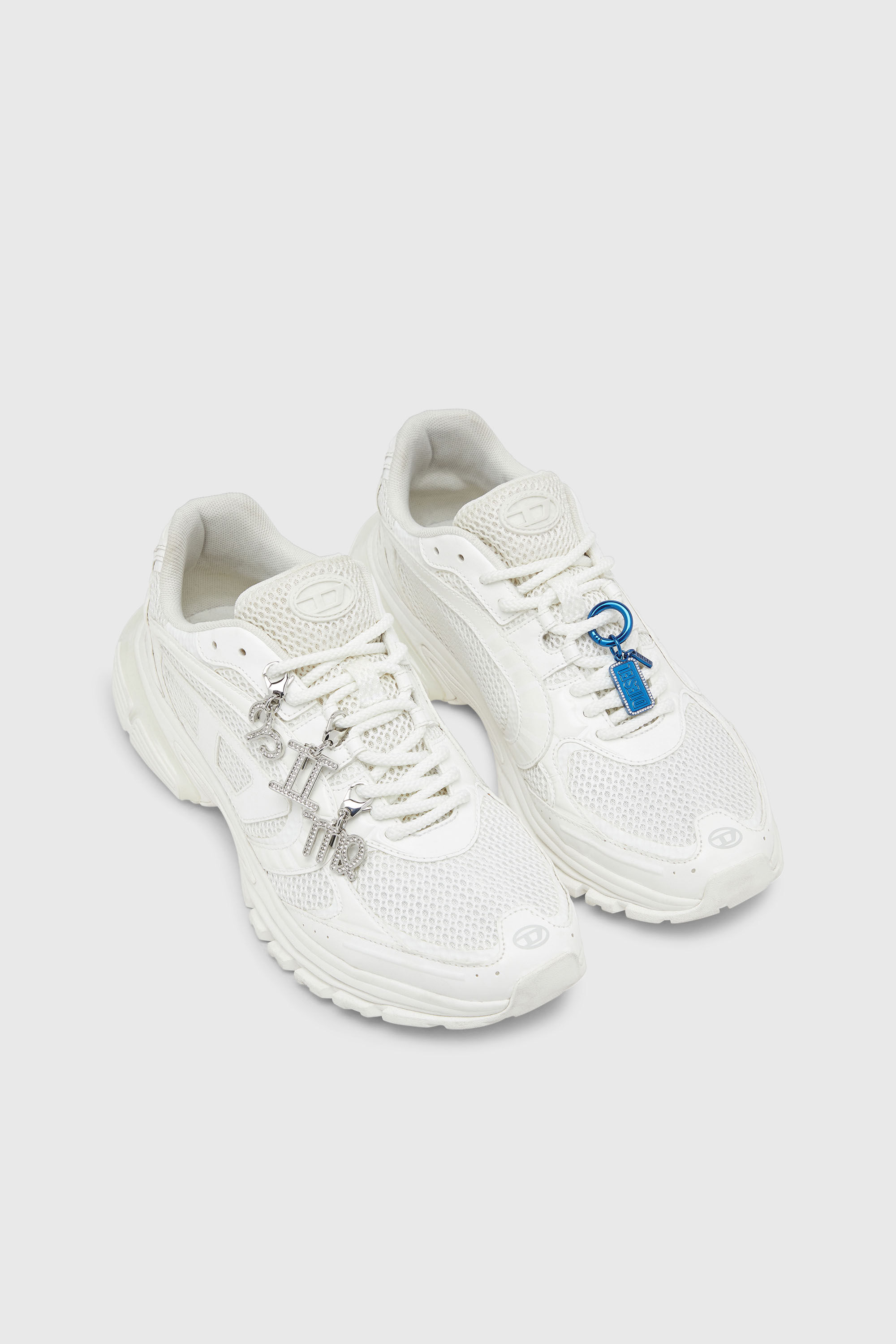 Diesel - S-PRO-V-DENSE LOW, S-Pro-V-Dense-Deportivas de malla con logotipo Oval D Hombre in Blanco - 7