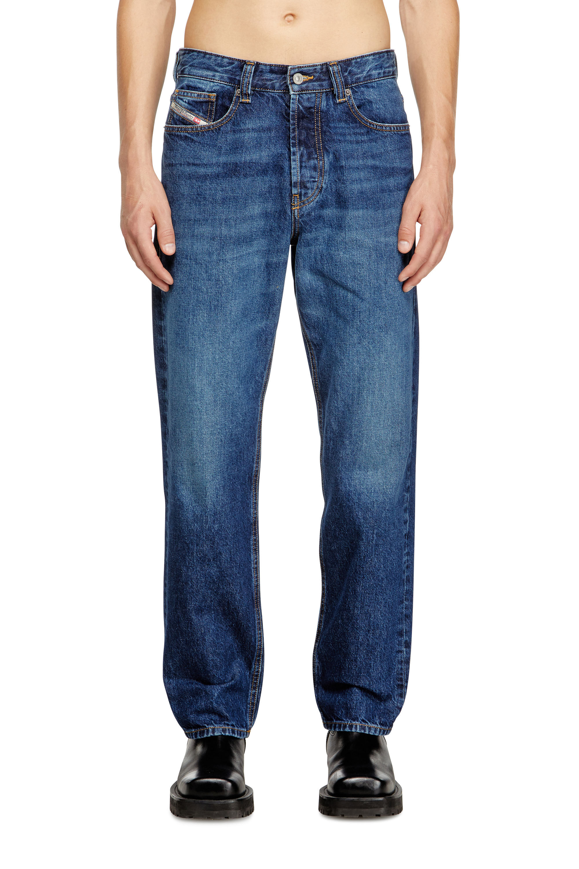 Diesel - Regular Jeans 2024 D-Macs 09I27 Hombre, Azul medio - 2
