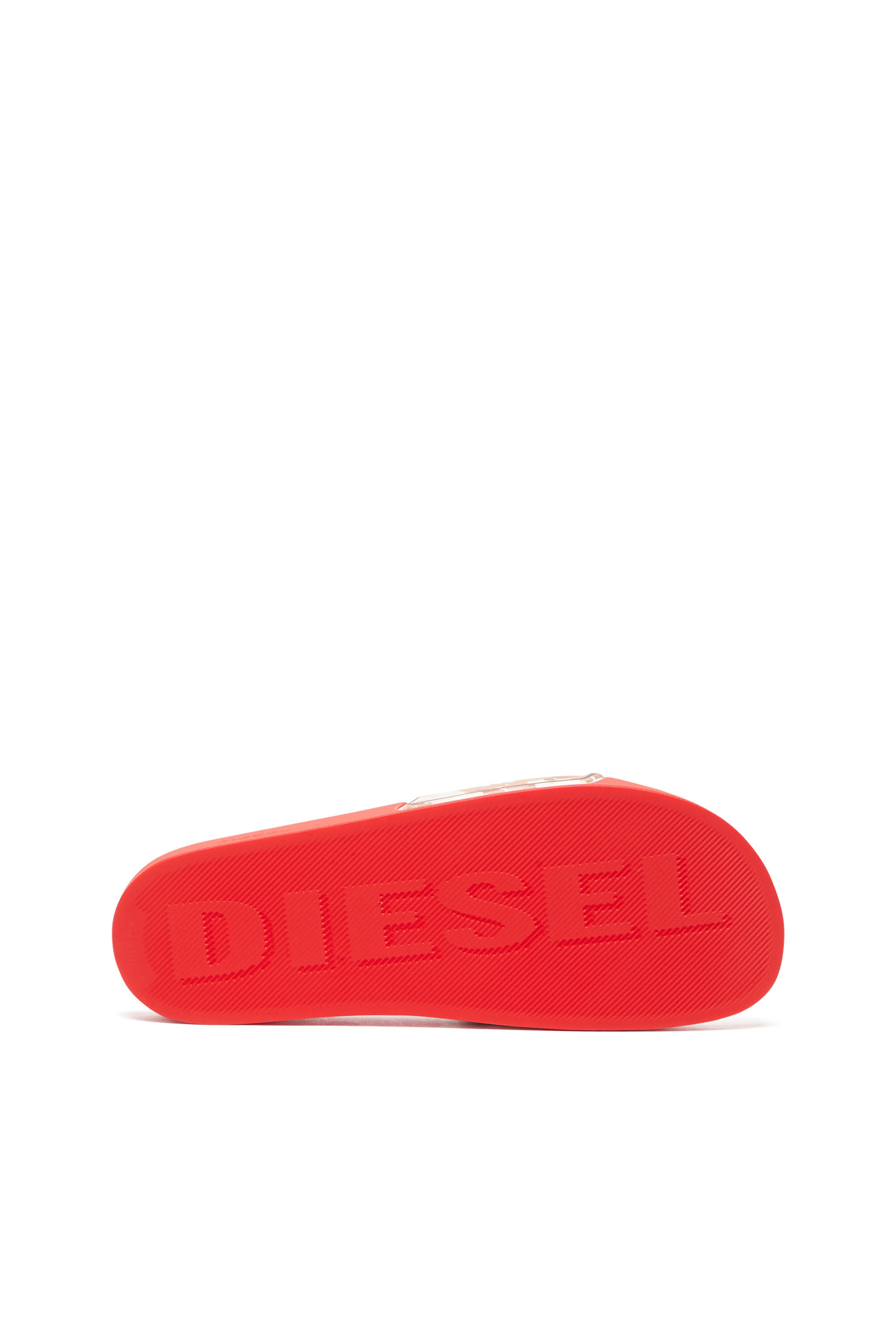 Diesel - SA-MAYEMI CC X, Unisex Sa-Mayemi CC X - Toboganes de piscina con banda de camuflaje in Rojo - Image 5