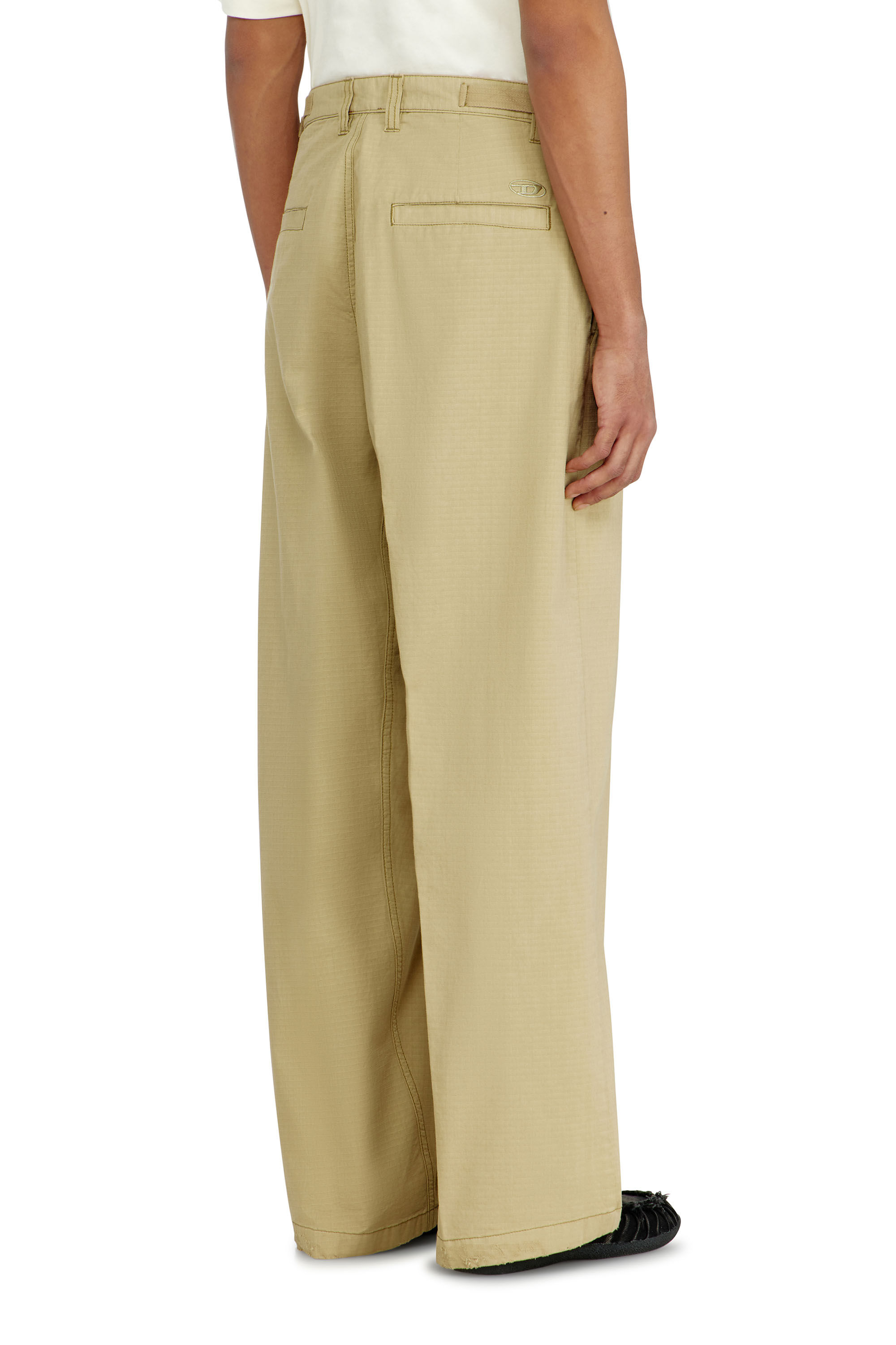 Diesel - P-BALL, Pantalones de ripstop de algod&oacute;n con hebillas laterales Hombre in ToBeDefined - 4