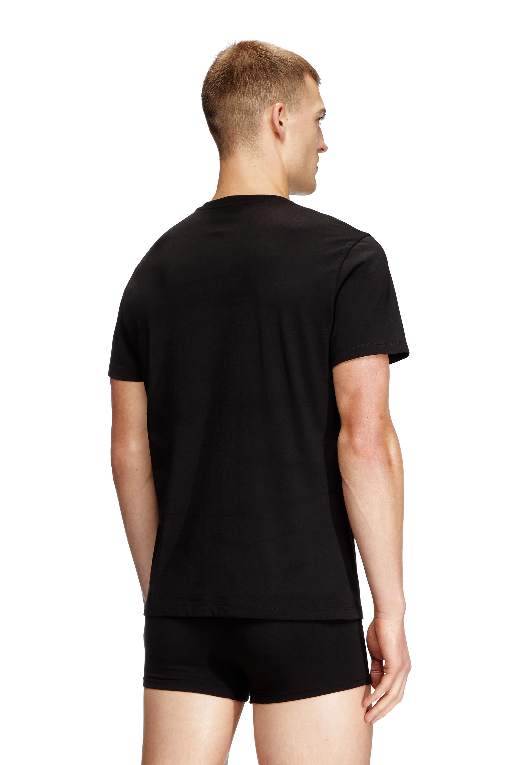 Diesel - MICHAEL-D-BOX-3PACK, Lote de tres camisetas con cuello de pico Hombre in Negro - 4