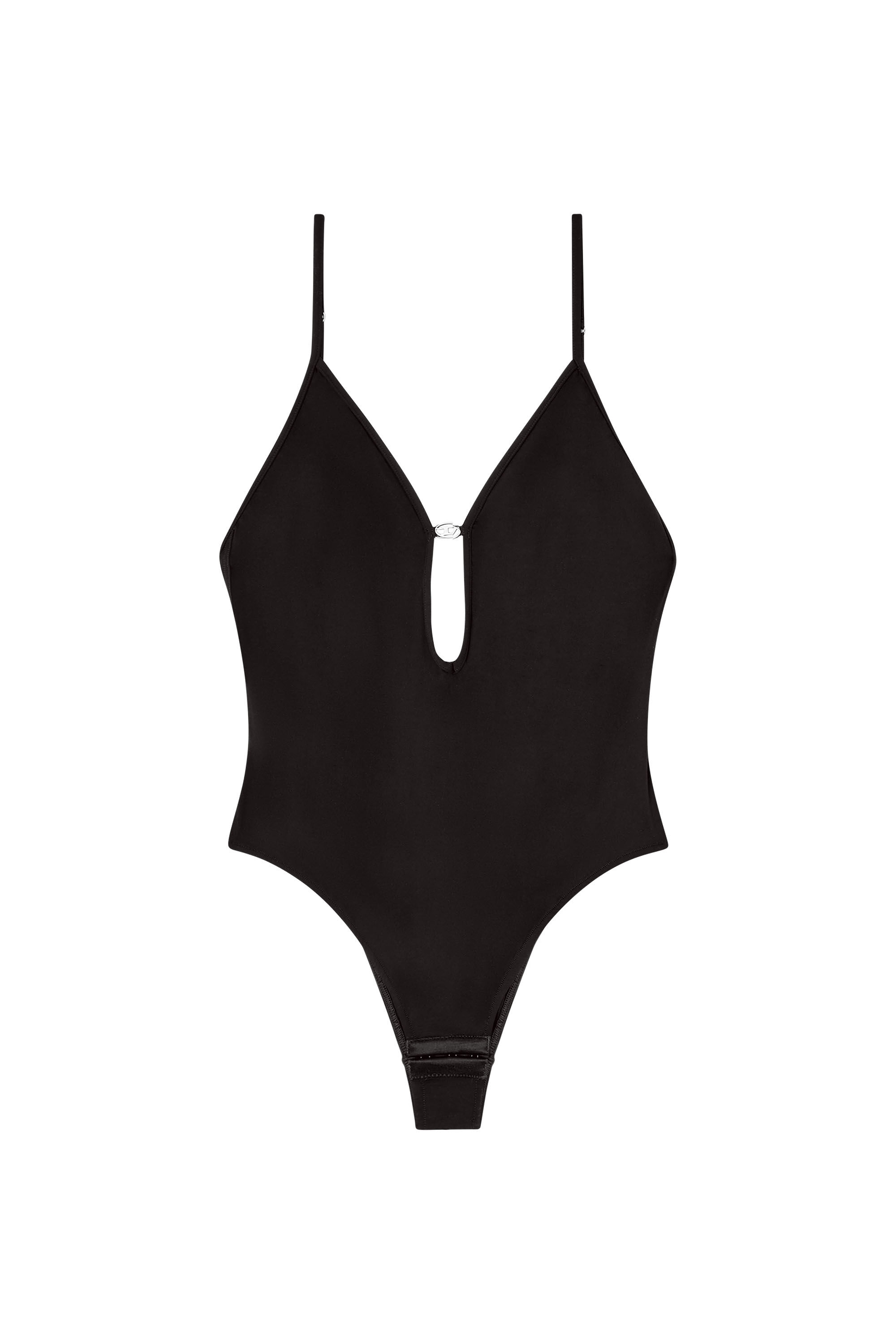 Diesel - UFBY-OVAL-D-BODYSUIT, Body Oval D Mujer in Negro - 2