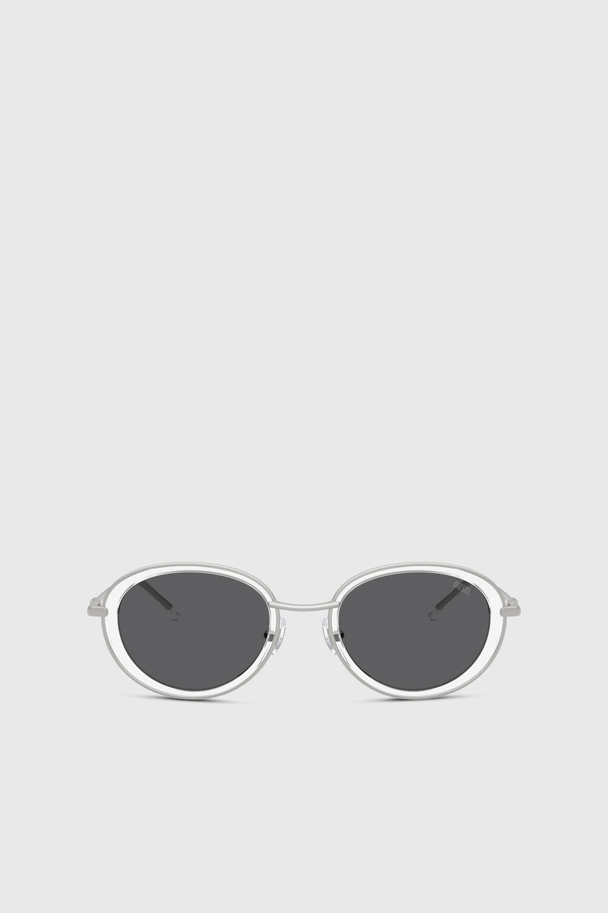 Diesel - 0DL1018, Gafas de sol ovaladas Unisex in Blanco - 1