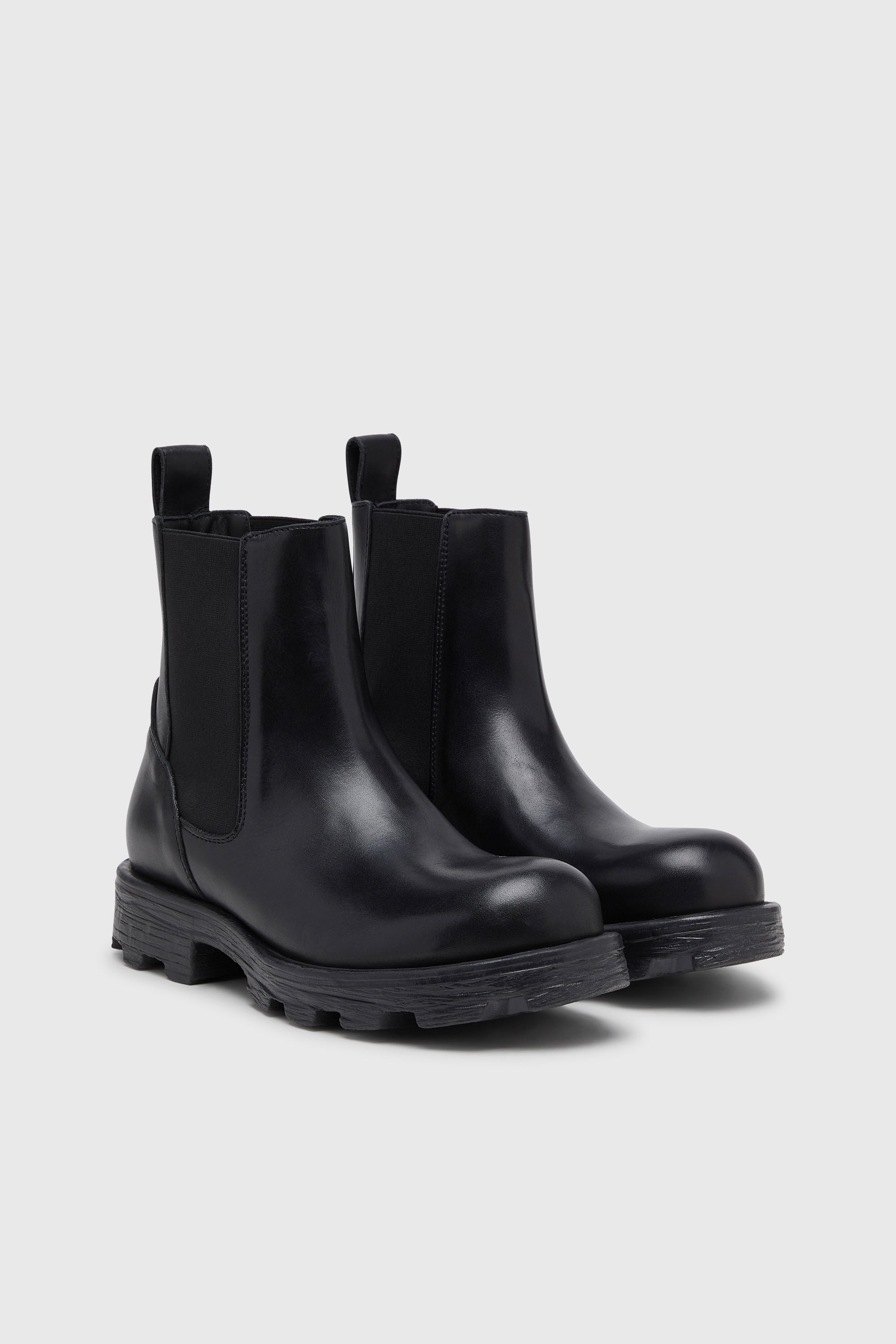 Diesel - D-HAMMER CH, D-Hammer-Botines Chelsea en cuero Hombre in Negro - 2