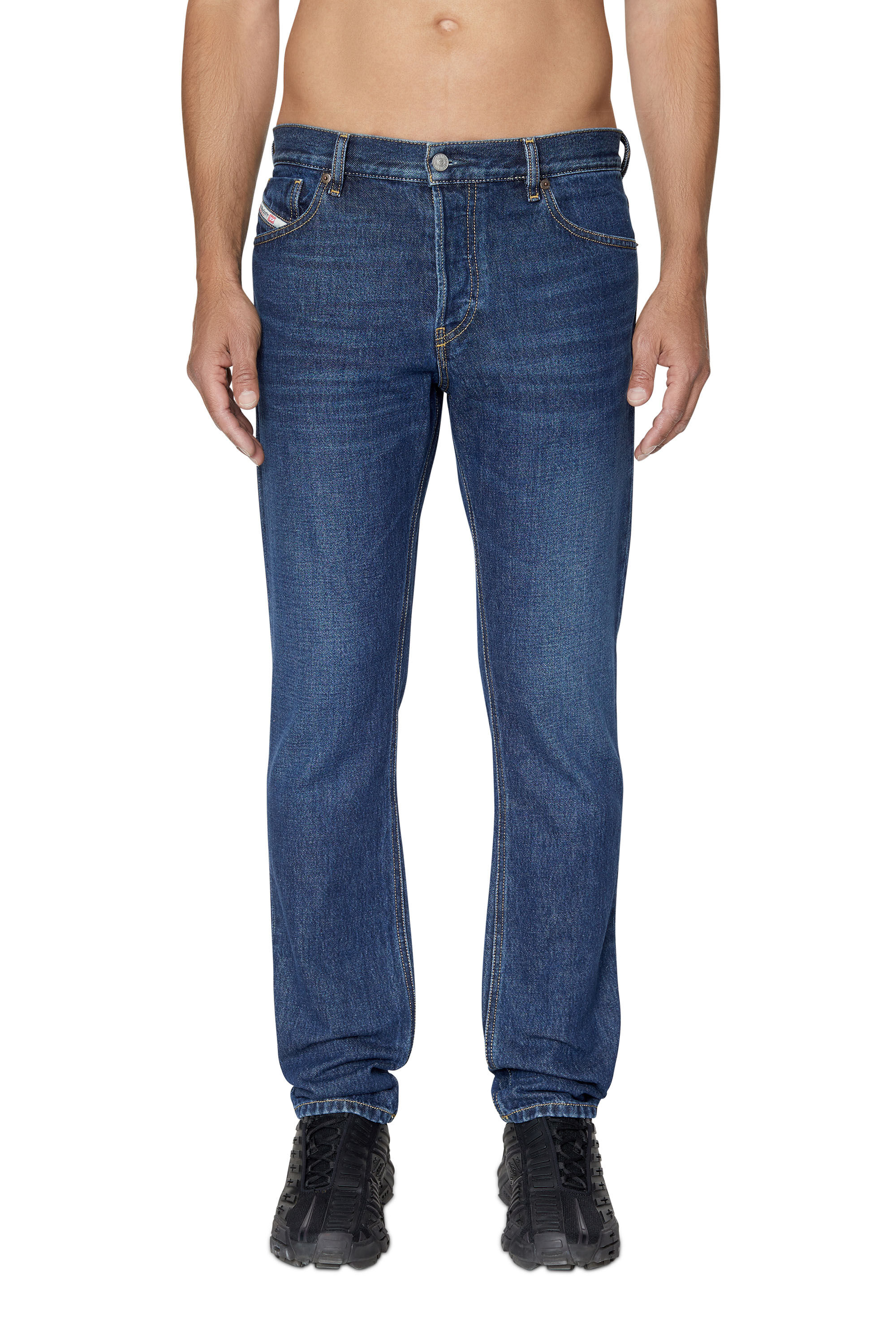 Diesel - 1995 09C03 Straight Jeans, Azul Oscuro - Image 3