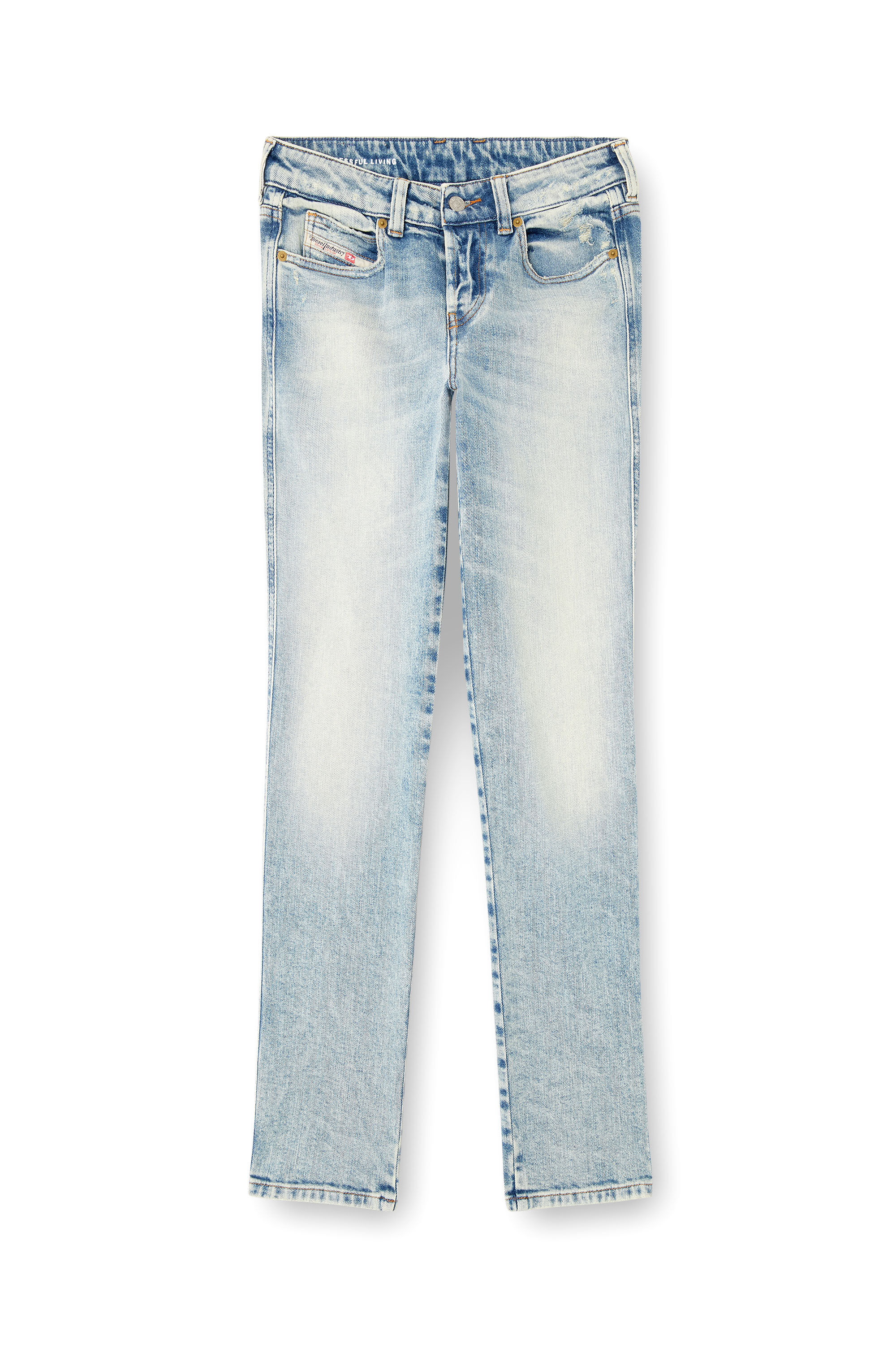 Diesel - Slim Jeans 1992 D-Jiann 09M21 Mujer, Azul Claro - 2