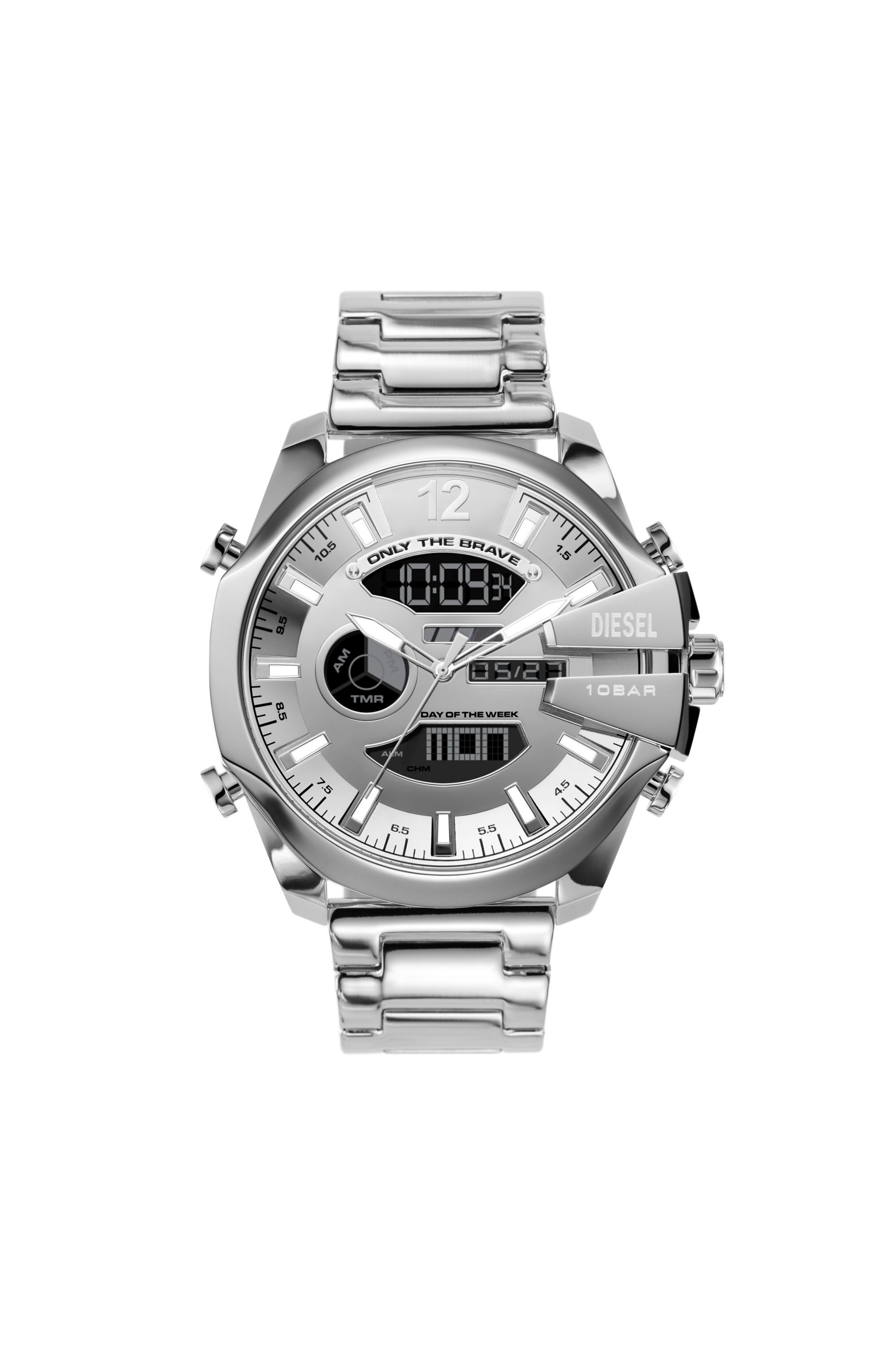 Reloj Mega Chief de acero inoxidable Hombre DZ4648 Diesel