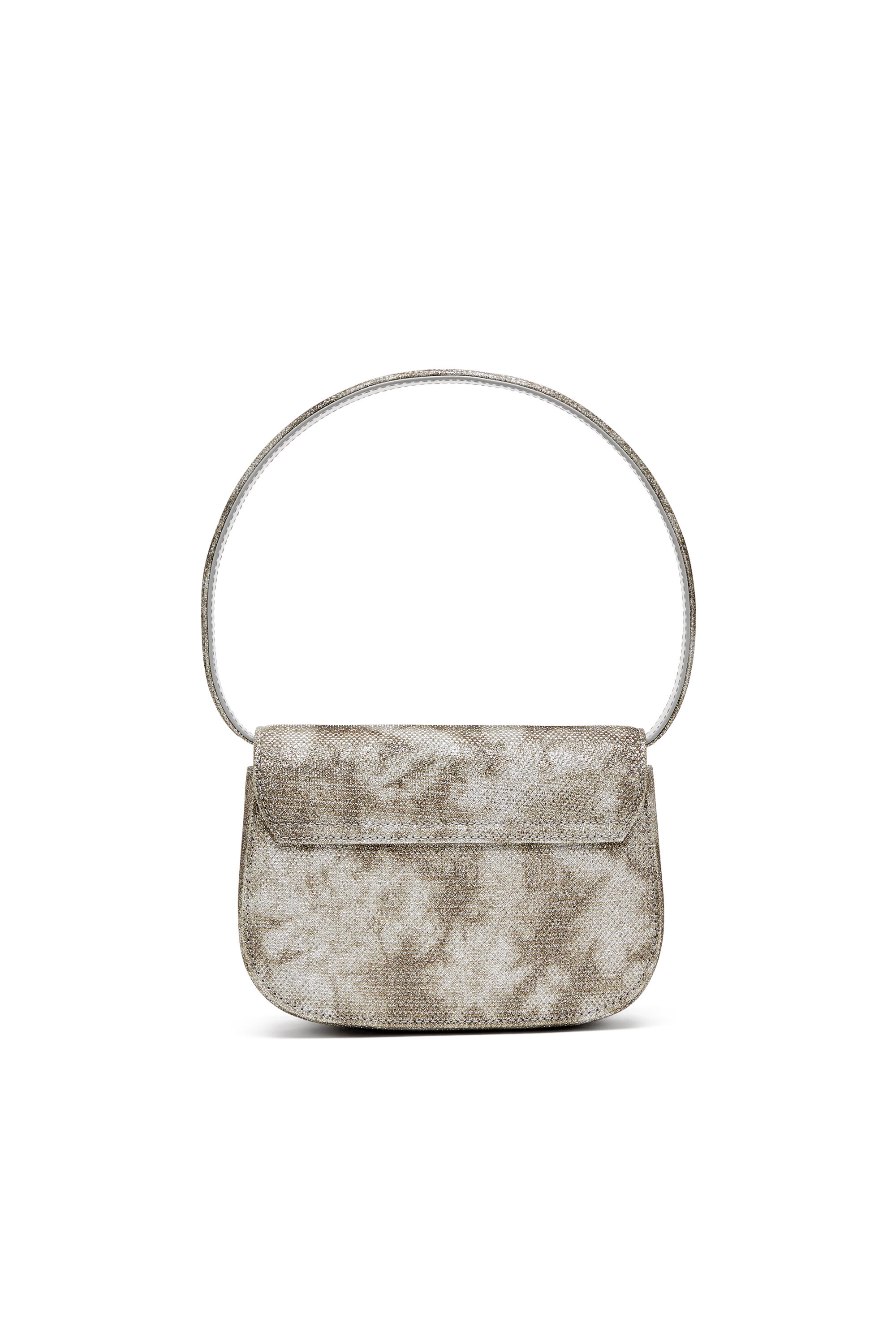 Diesel - 1DR, 1DR-Bolso de hombro icónico de tejido brillante Mujer in Verde - 3