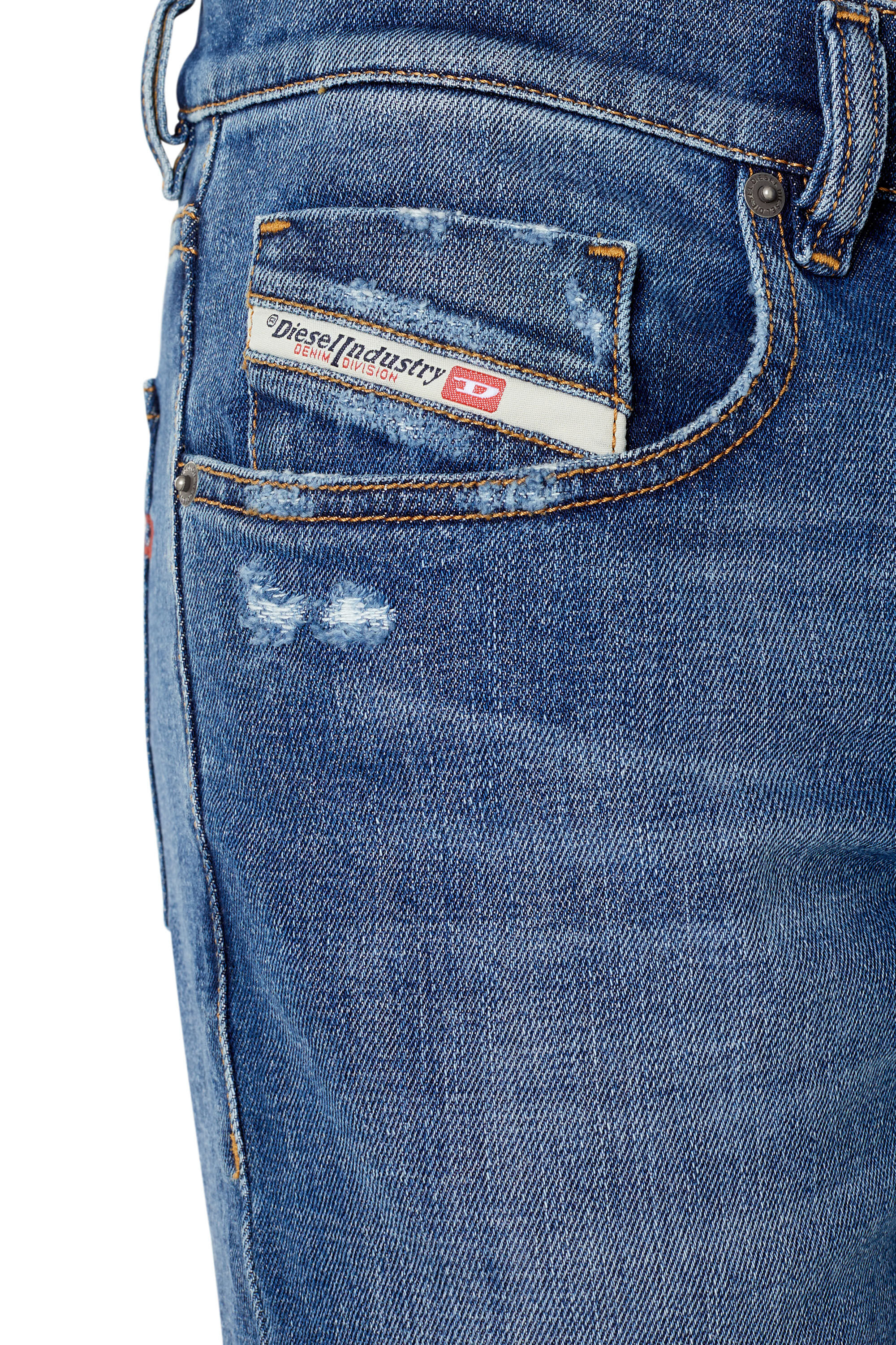 Diesel - 2019 D-STRUKT 09E44 Slim Jeans, Azul medio - Image 6