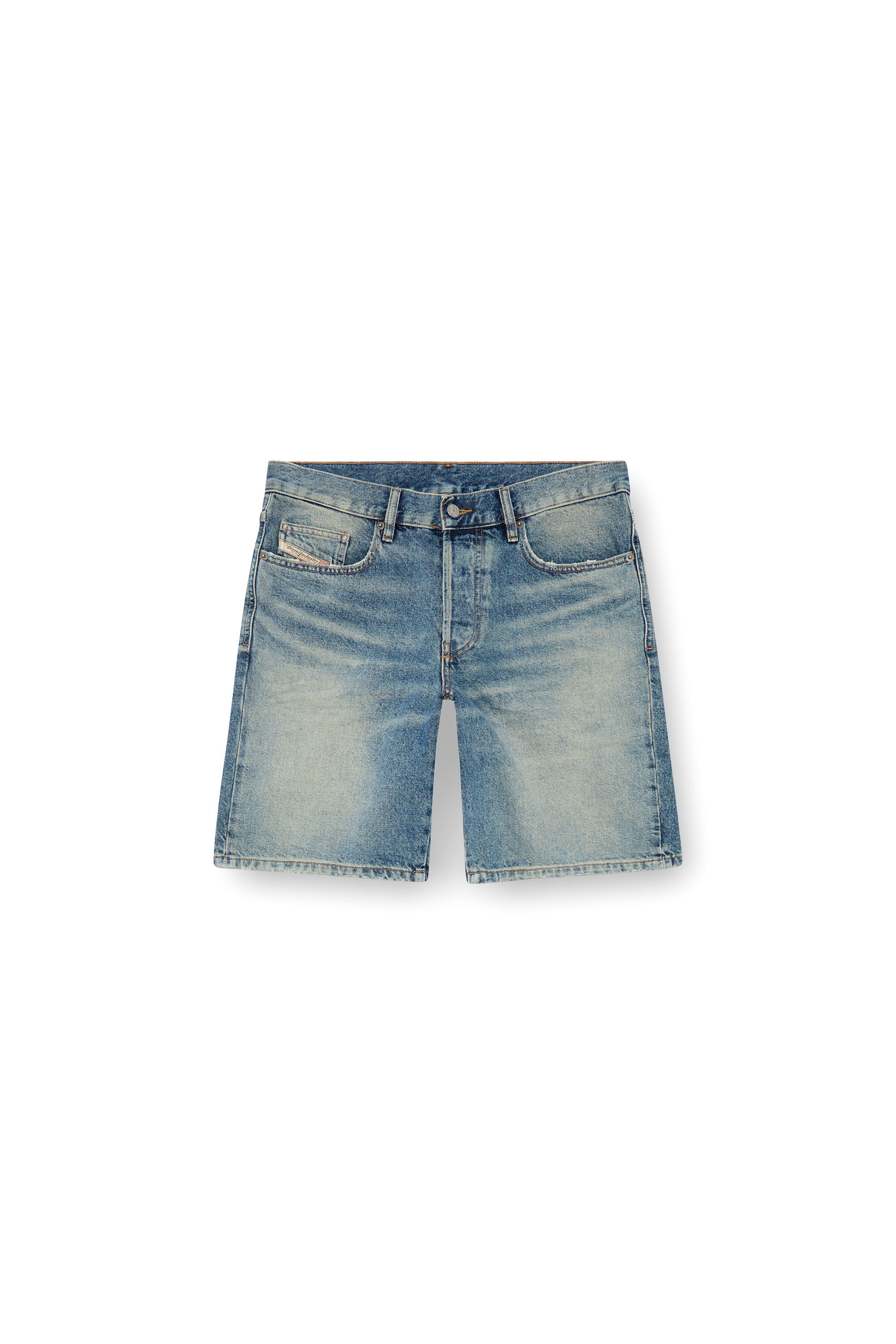 Diesel - REGULAR-SHORT, Pantalones cortos en denim Hombre in Azul marino - 2