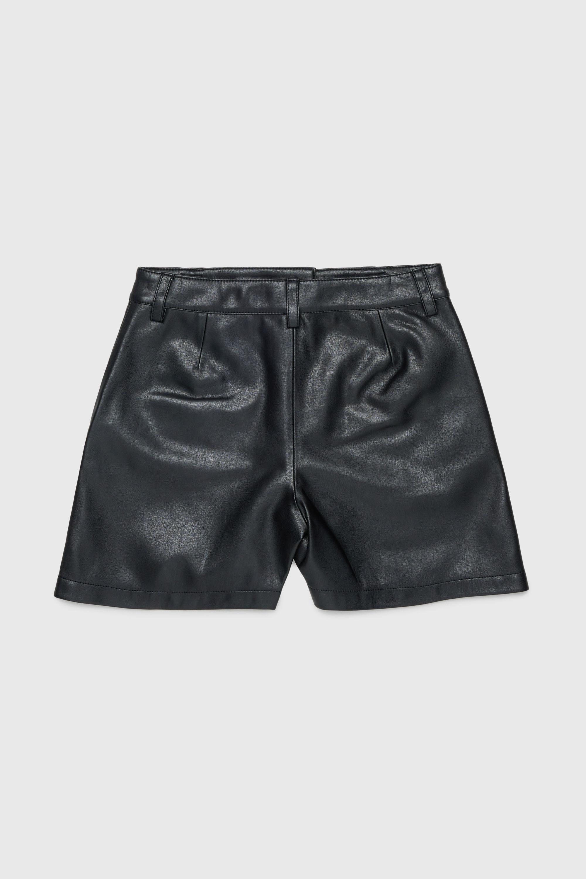 Diesel - PJENNY, Shorts de tejido revestido Mujer in Negro - 2