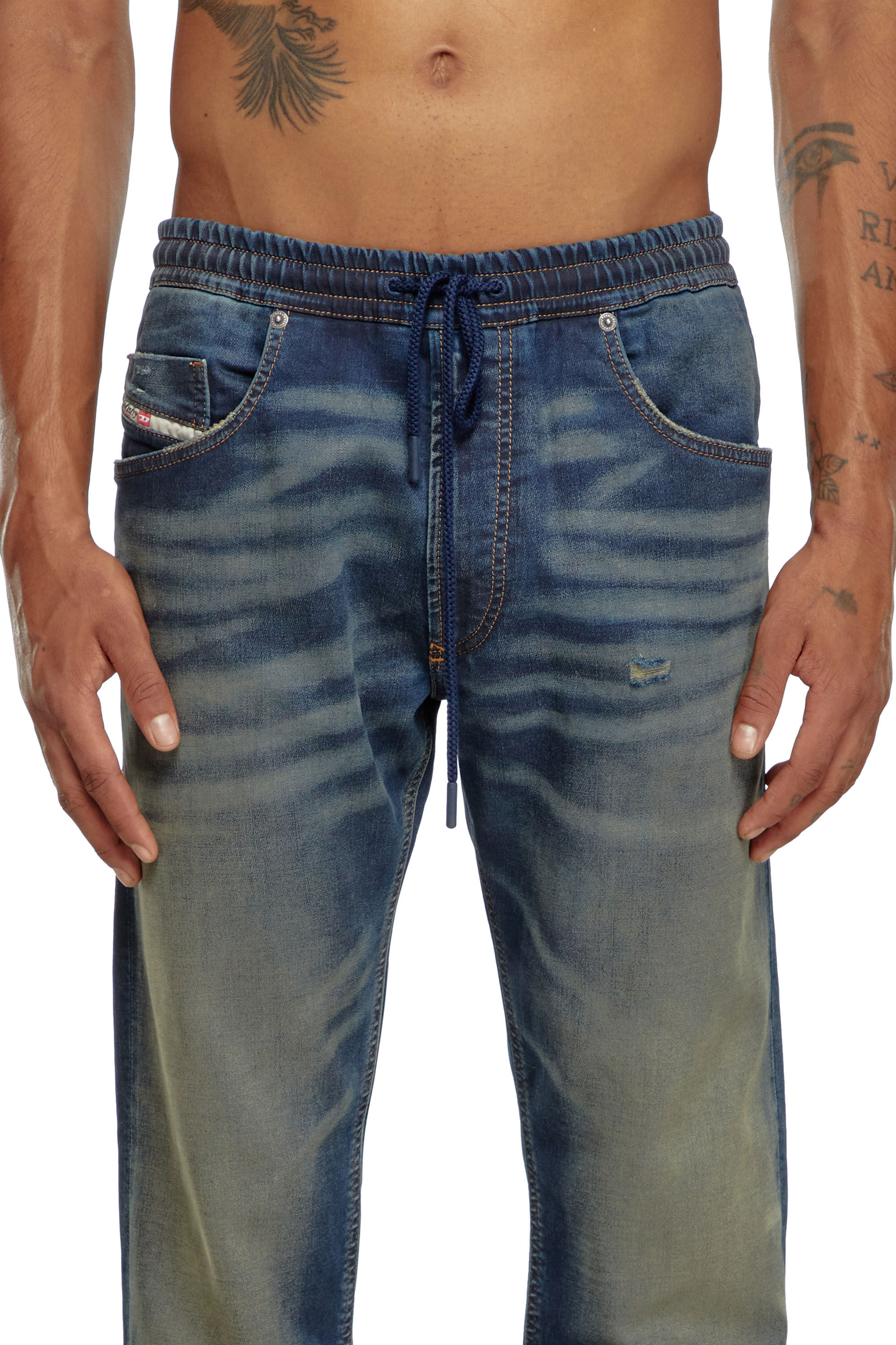 Diesel - Hombre Tapered 2030 D-Krooley Joggjeans® 09J34, Azul Oscuro - Image 5