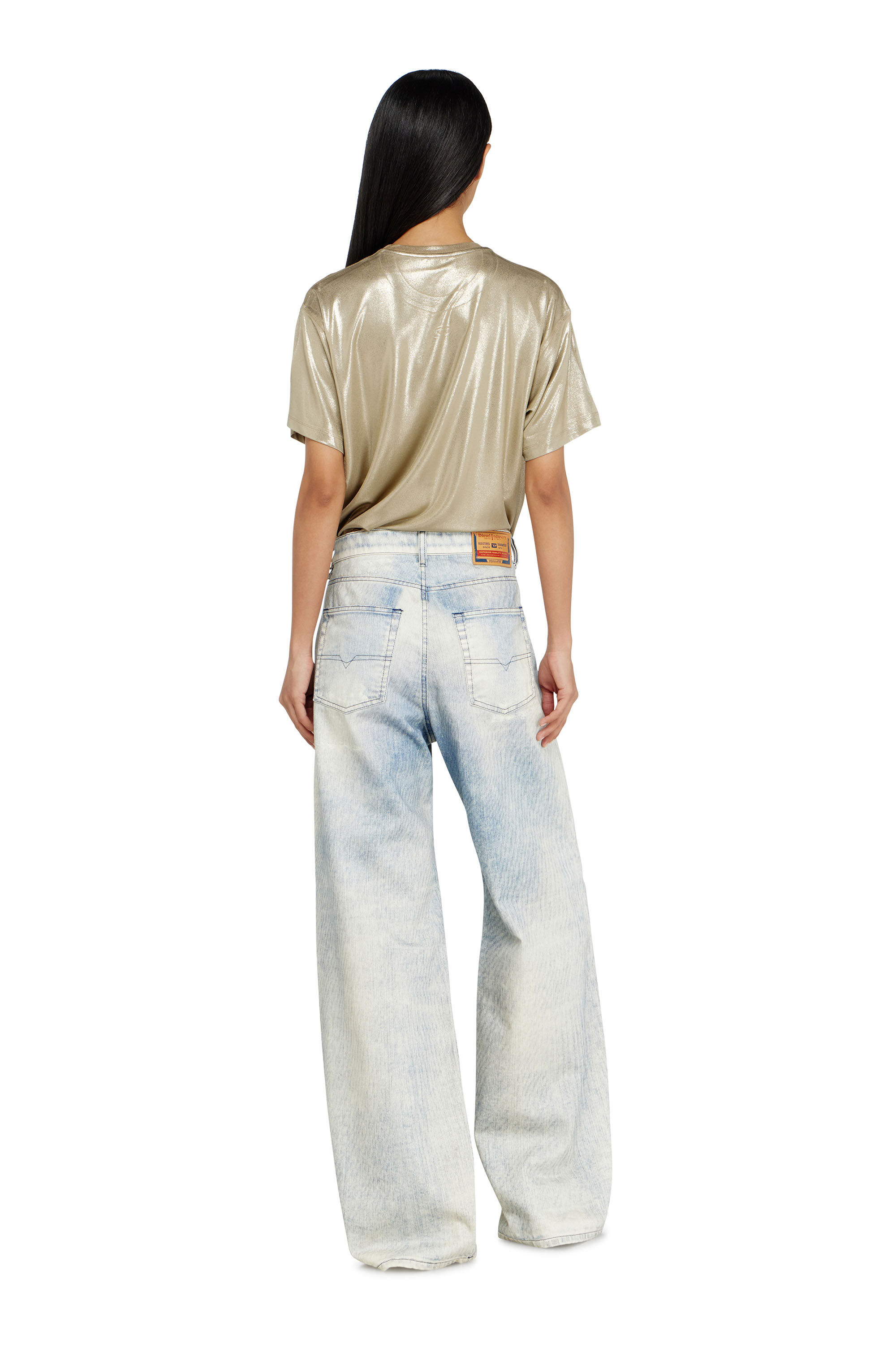 Diesel - Relaxed Jeans 1996 D-Sire 09R69 Mujer, Azul Claro - 3