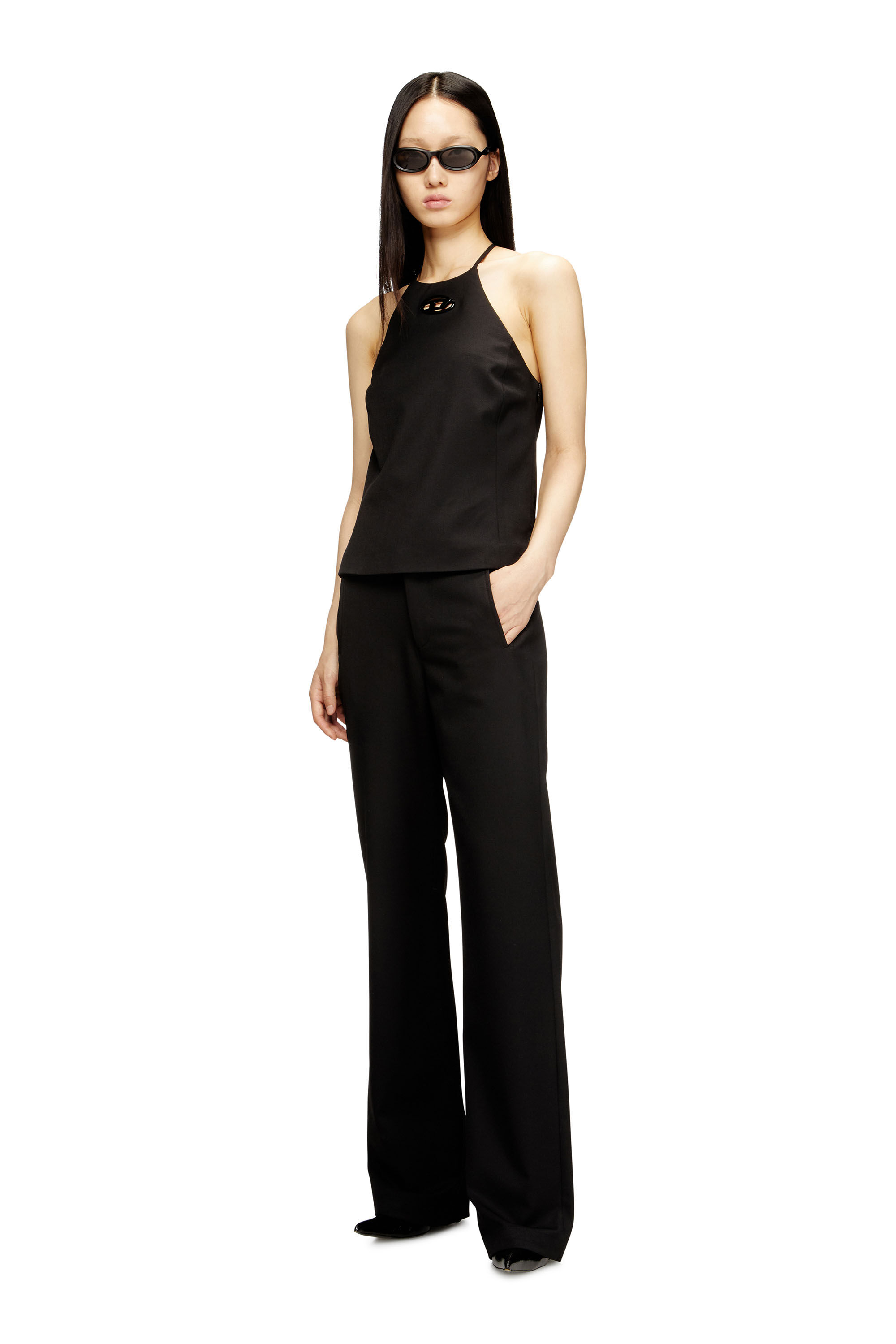 Diesel - P-ROMISE-S3, Pantalones de lana fría Mujer in ToBeDefined - 1
