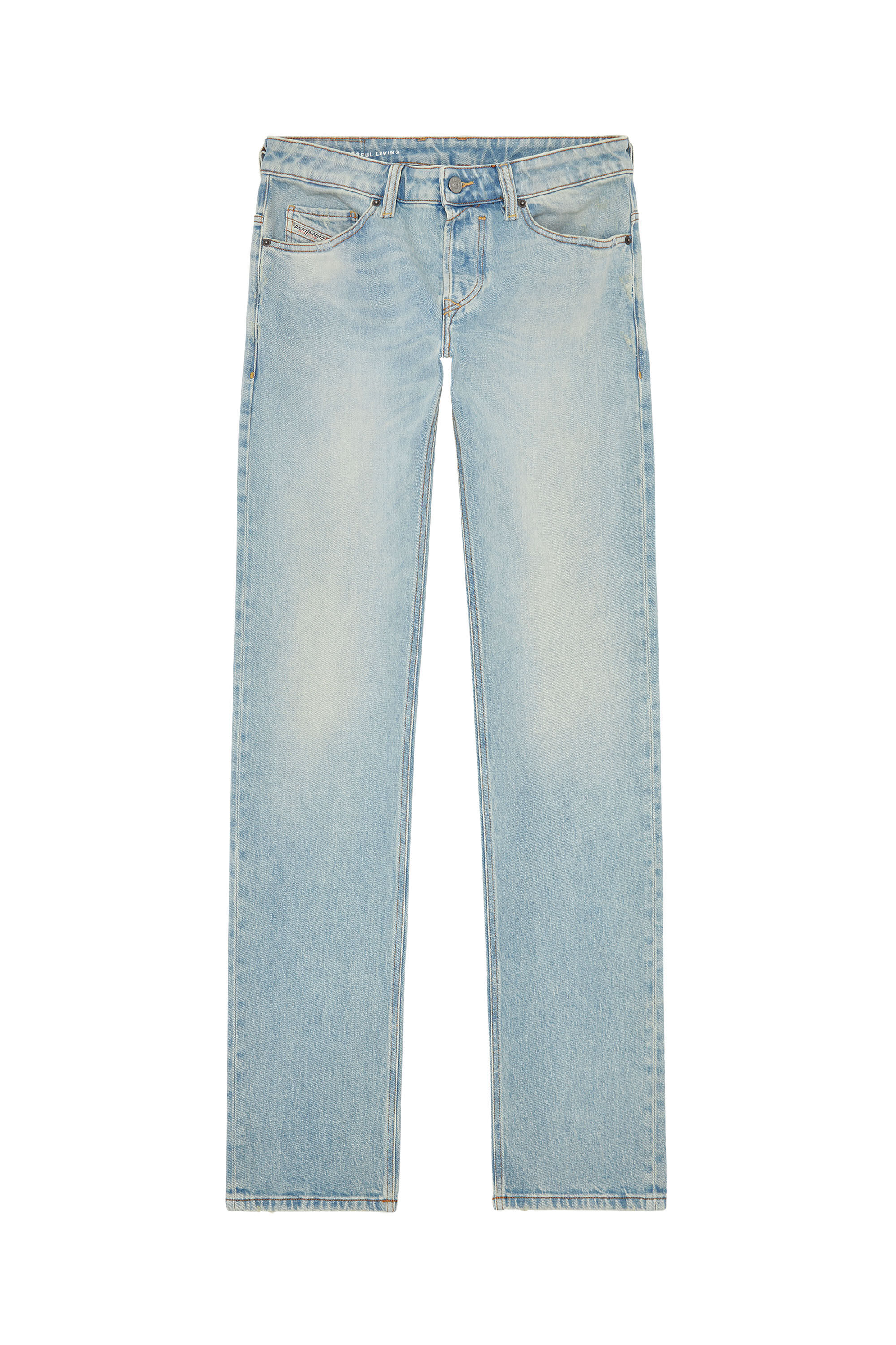 Diesel - Regular Jeans Safado 09H41 Hombre, Azul Claro - 2