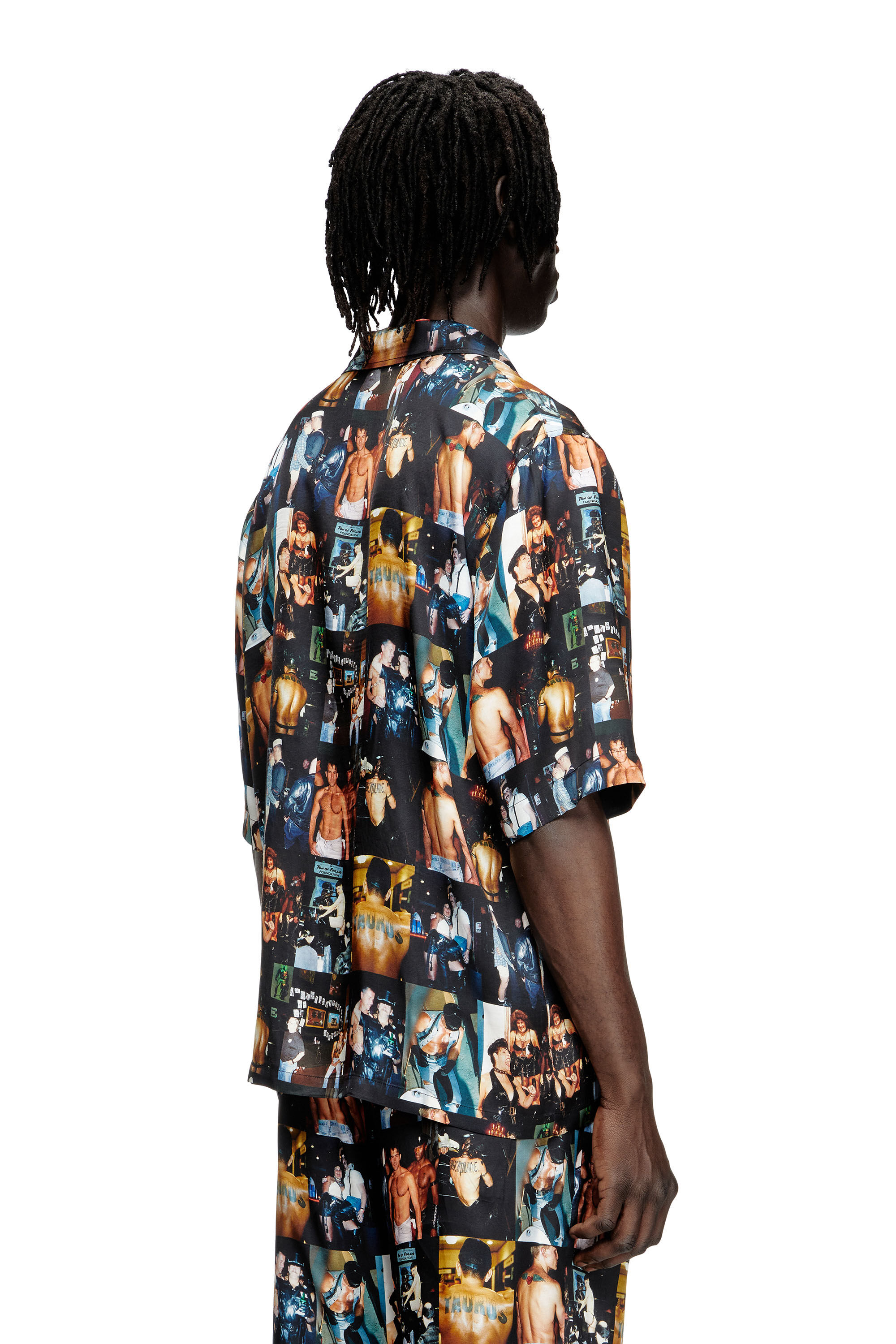 Diesel - PR-S-MEC-TOM25, Camisa de bolos con estampados gráficos Unisex in Negro - 4