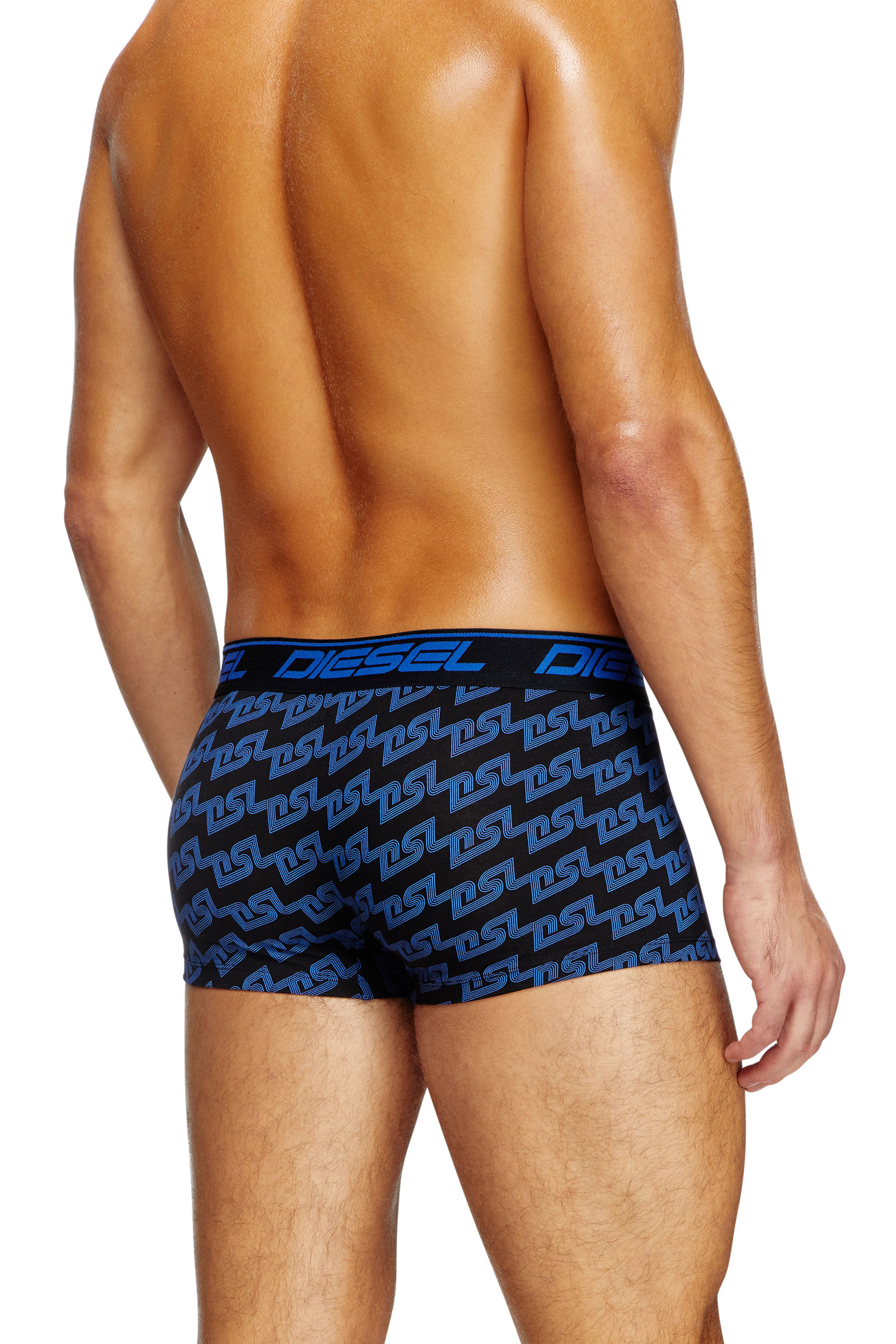 Diesel - UMBX-DAMIEN, Man's Boxer briefs with splatter print in Blue - 4