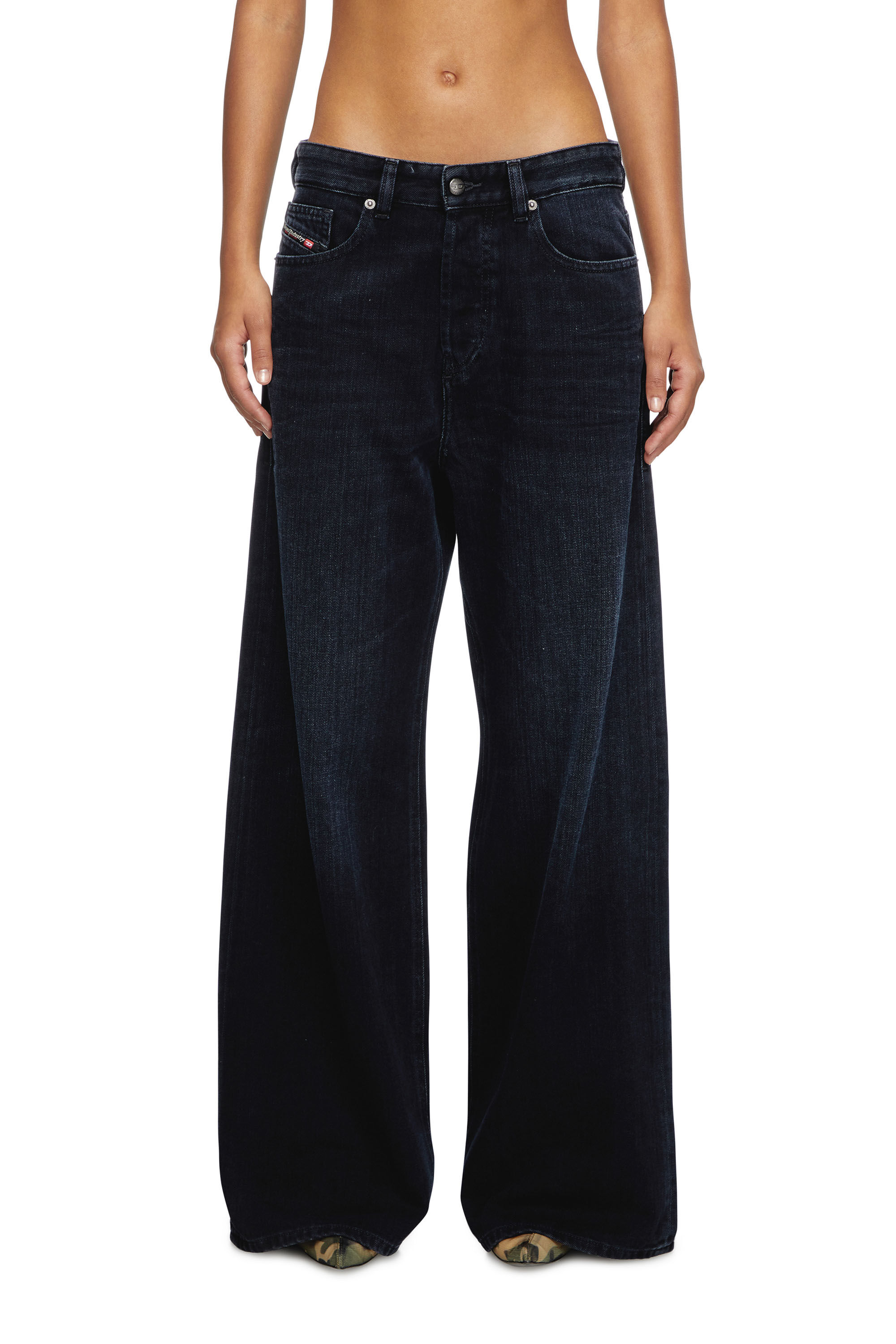 Diesel - Relaxed Jeans 1996 D-Sire 09L54 Mujer, Azul Oscuro - 3