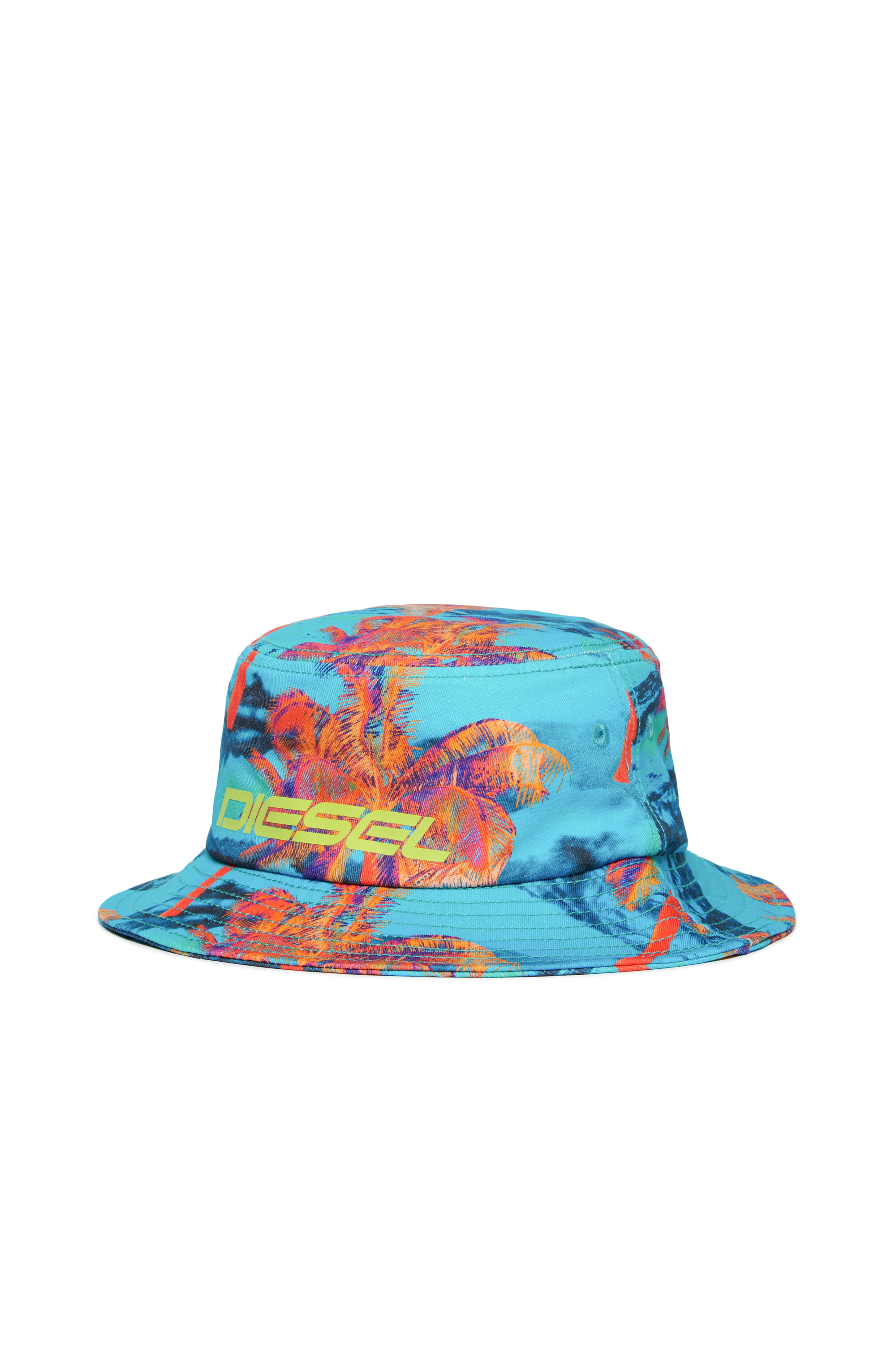 Diesel - FRING, Sombrero de pescador con estampado de palmeras Unisex in Multicolor - 1