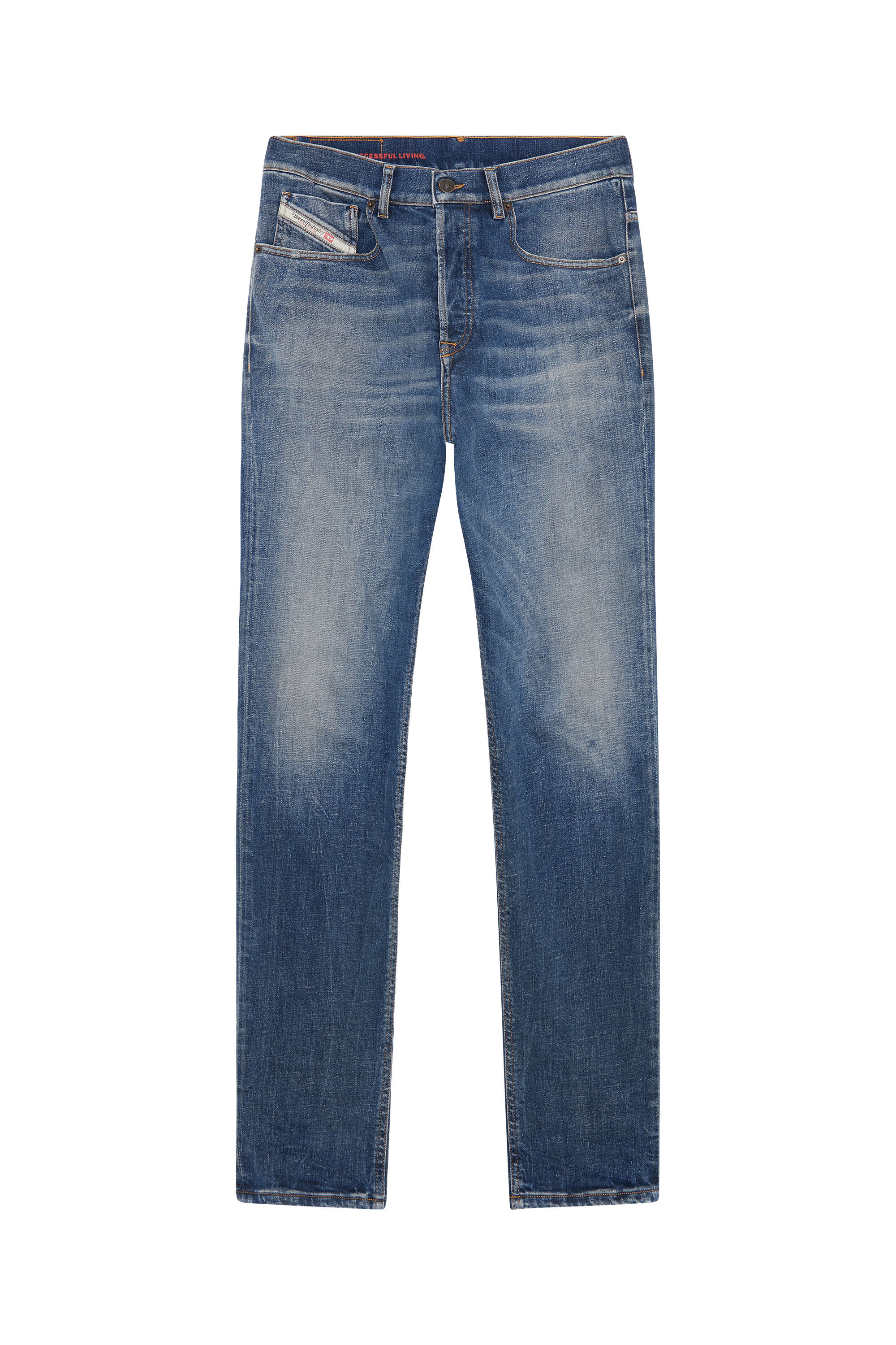 Diesel - 2005 D-FINING 09E66 Tapered Jeans, Azul Oscuro - Image 2