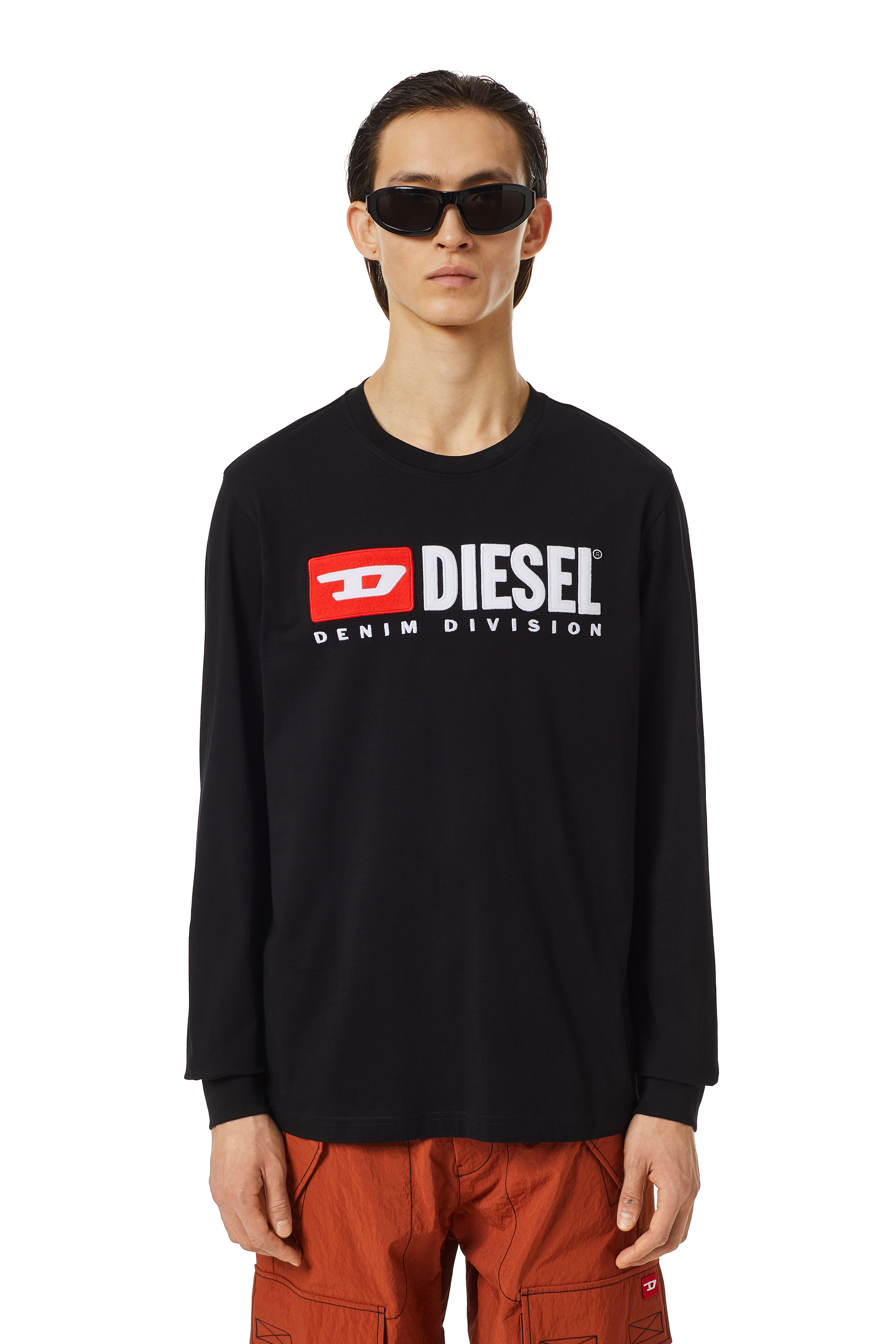 Diesel - T-JUST-LS-DIV, Negro - Image 3
