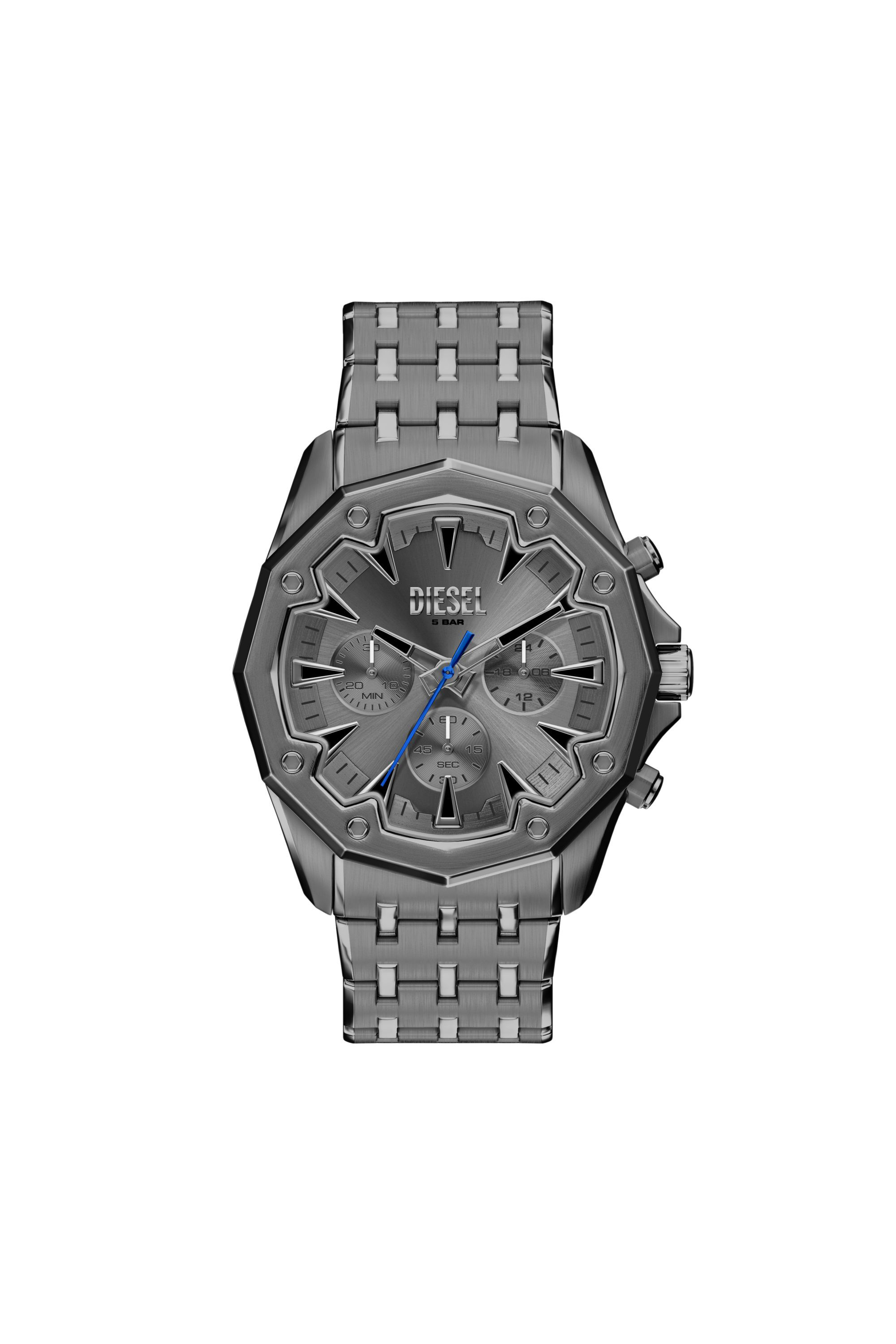 Diesel - DZ4708 WATCH, Reloj Stinger de acero inoxidable color gunmetal Hombre in Gris - 1