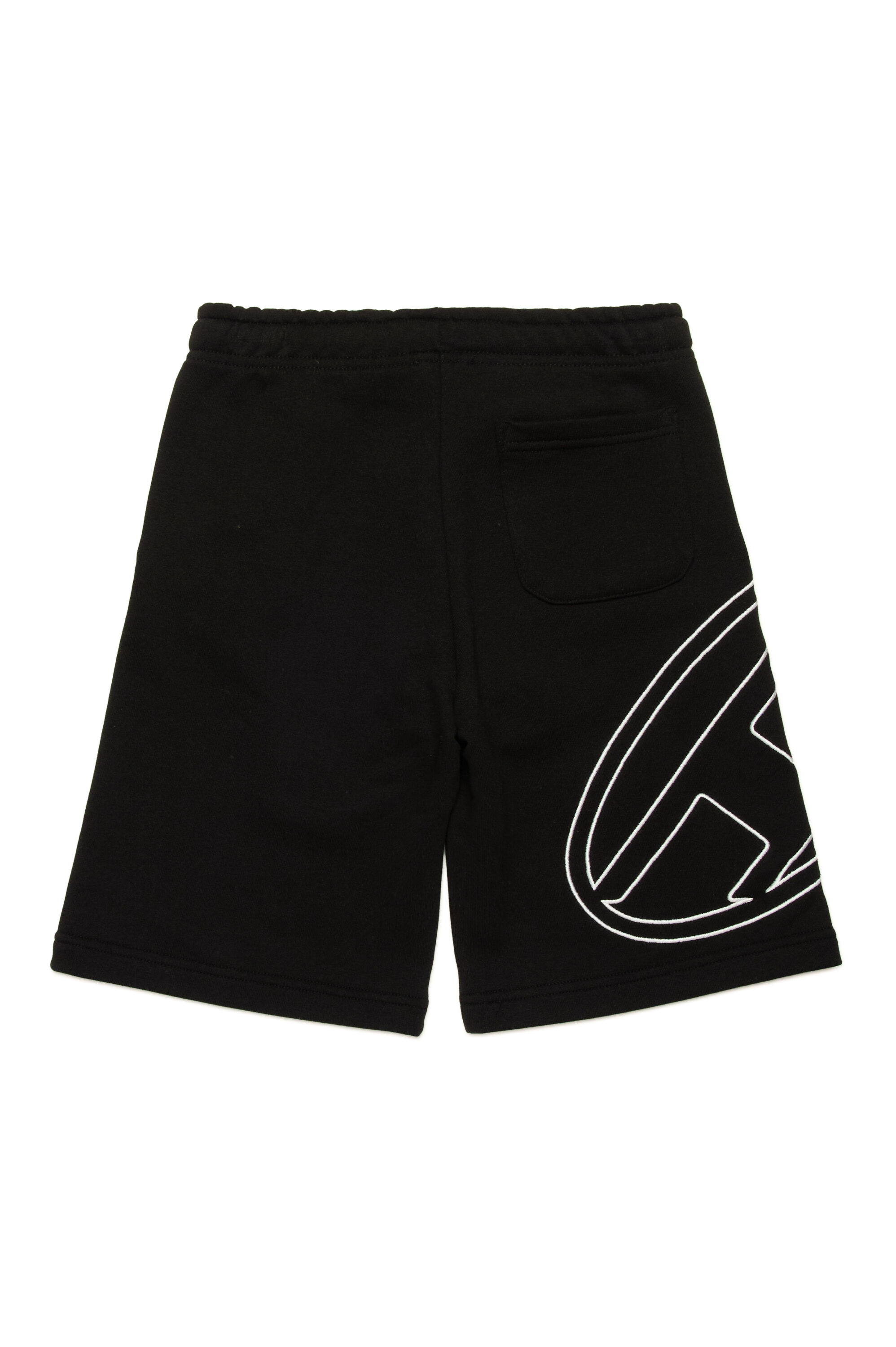Diesel - PBETTYMEGOVALD, Pantalones deportivos cortos con bordado Oval D Hombre in Negro - 2