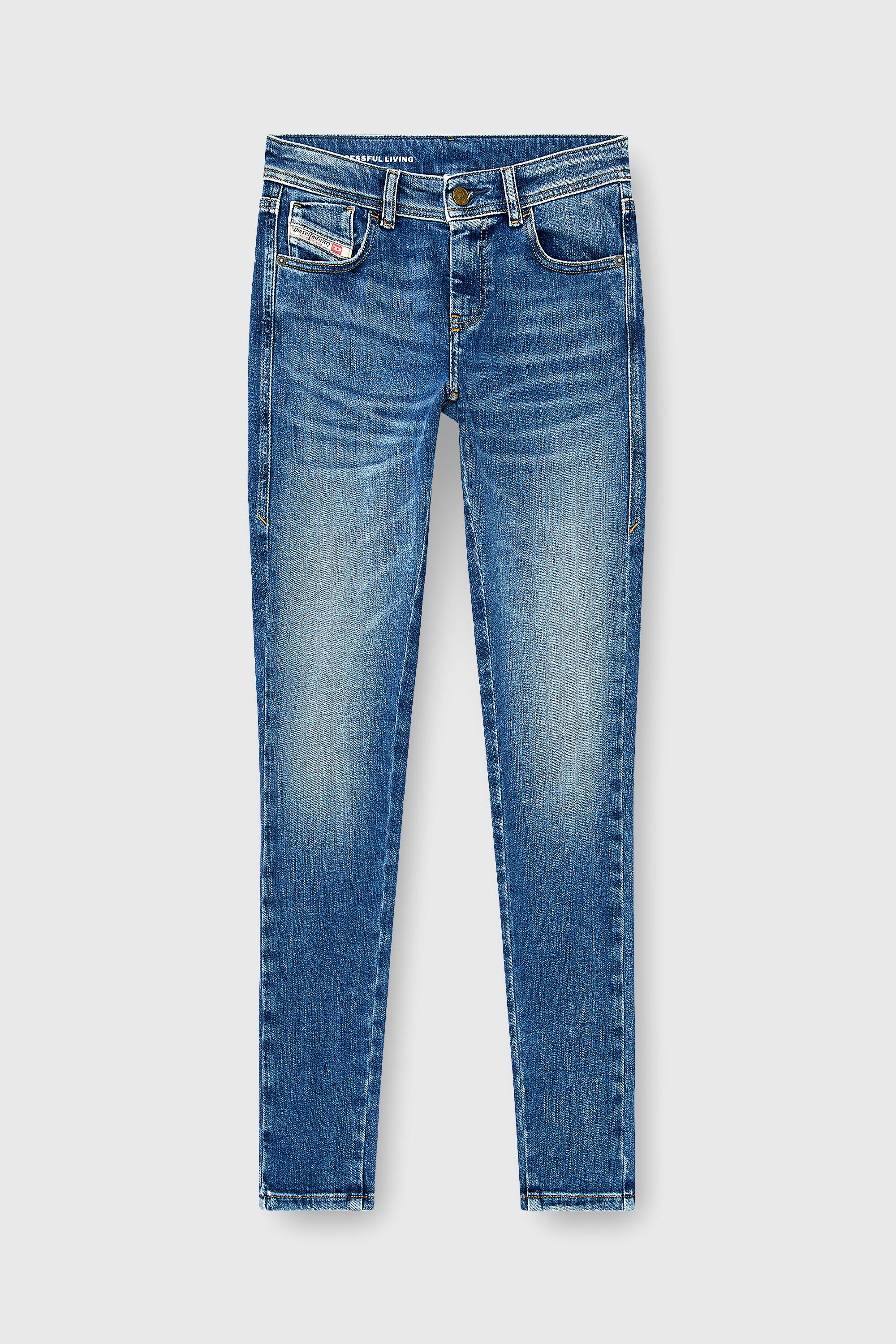 Diesel - Skinny Jeans 2017 Slandy 09P71 Mujer, Azul medio - 6