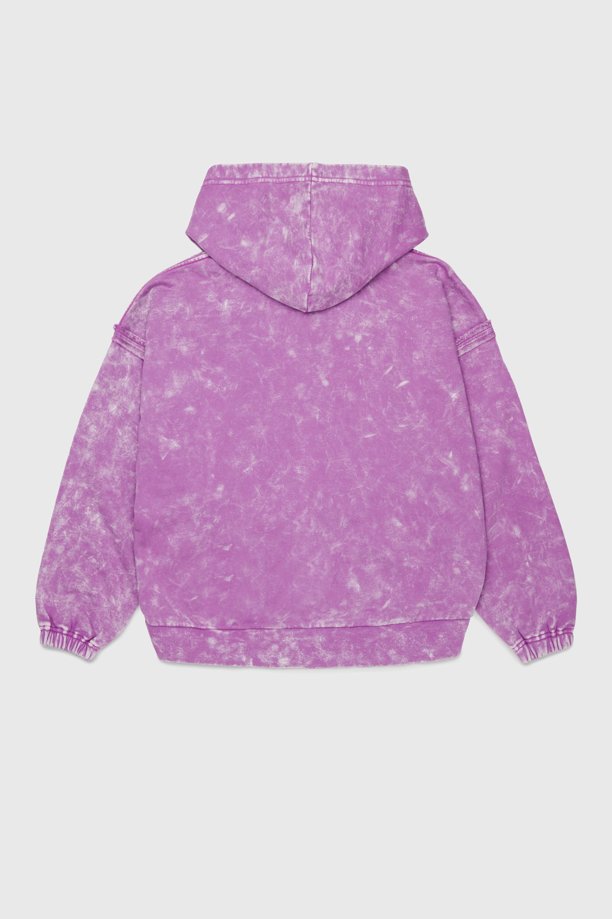 Diesel - SLOXY, Sudadera con efecto tie-dye y logo arco&iacute;ris Mujer in Morado - 2