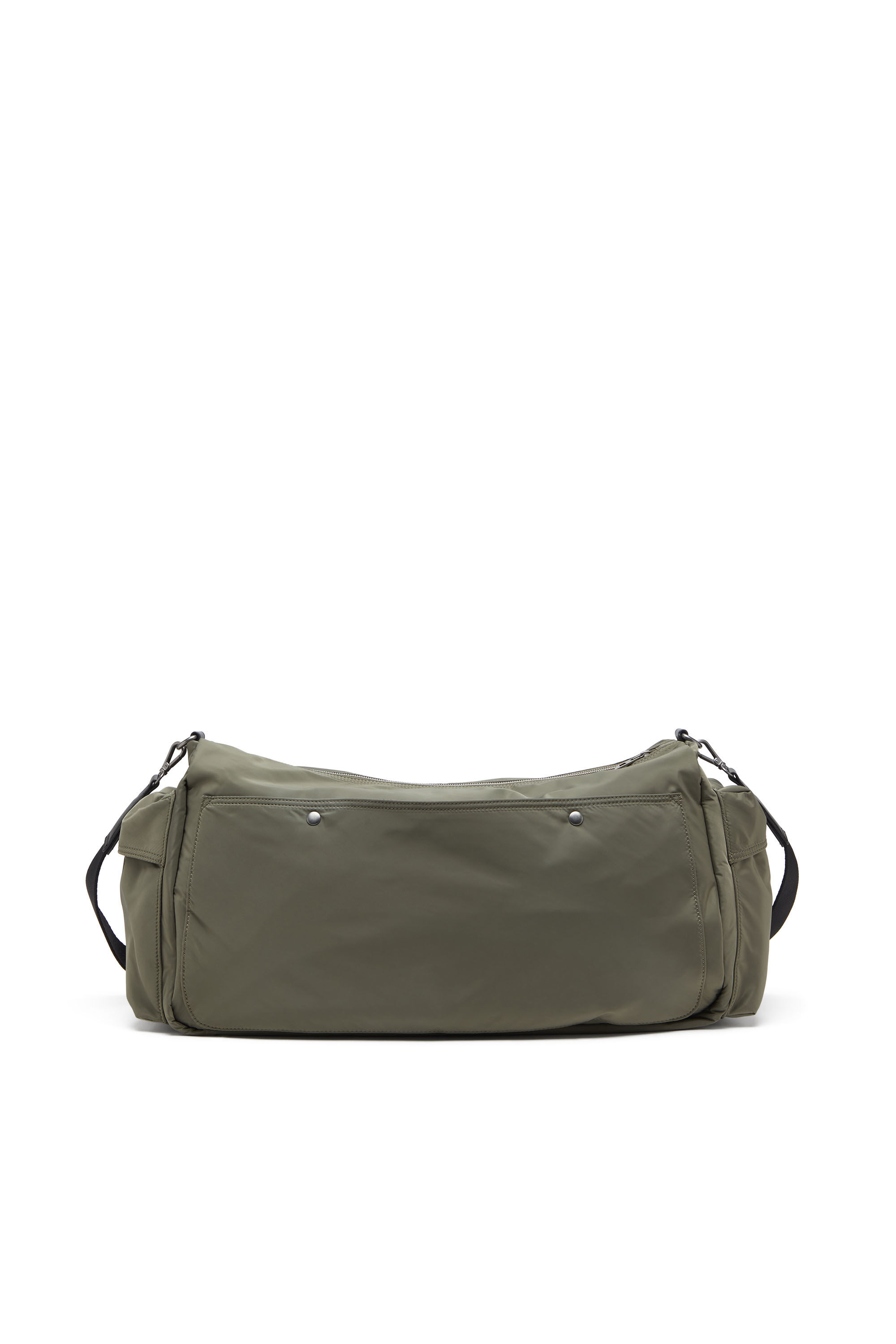 Diesel - MULTI-PKTS DUFFLE X, Multi-Pkts-Bolso de lona multibolsillo en tejido recubierto utility Unisex in Verde - 3