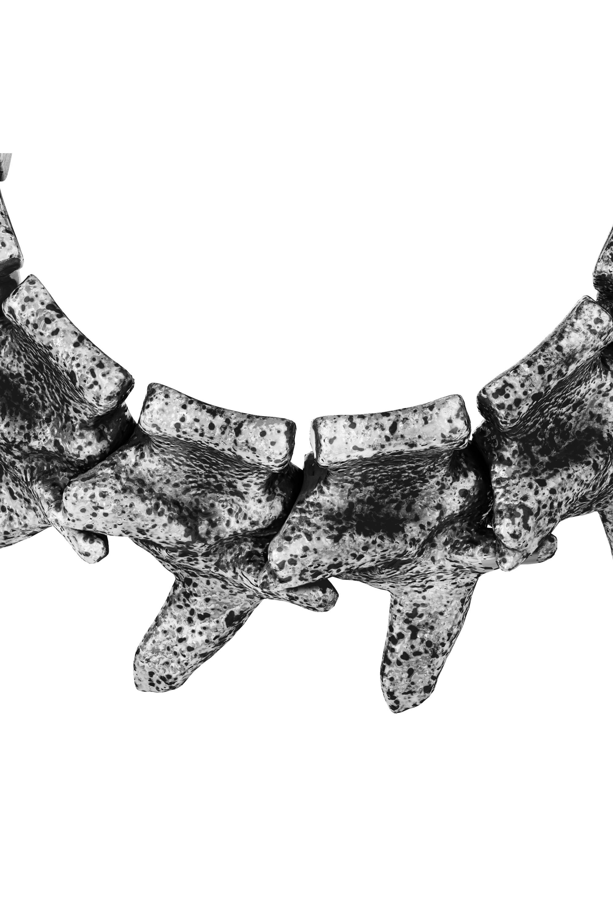 Diesel - DX1709040 JEWELLERY, Pulsera con componentes plateados Unisex in Gris - 4