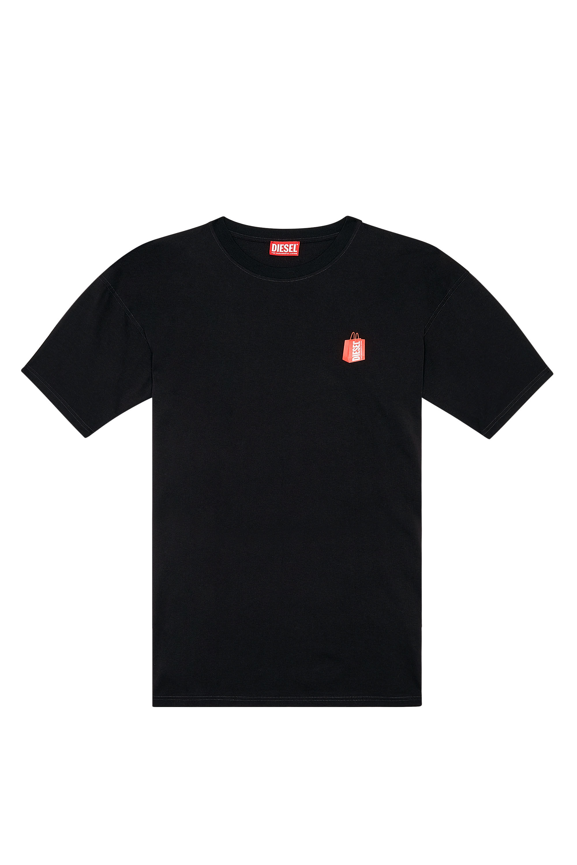 Diesel - T-BOXT-N2, Hombre Camiseta con estampado de deportiva Prototype in Negro - Image 2
