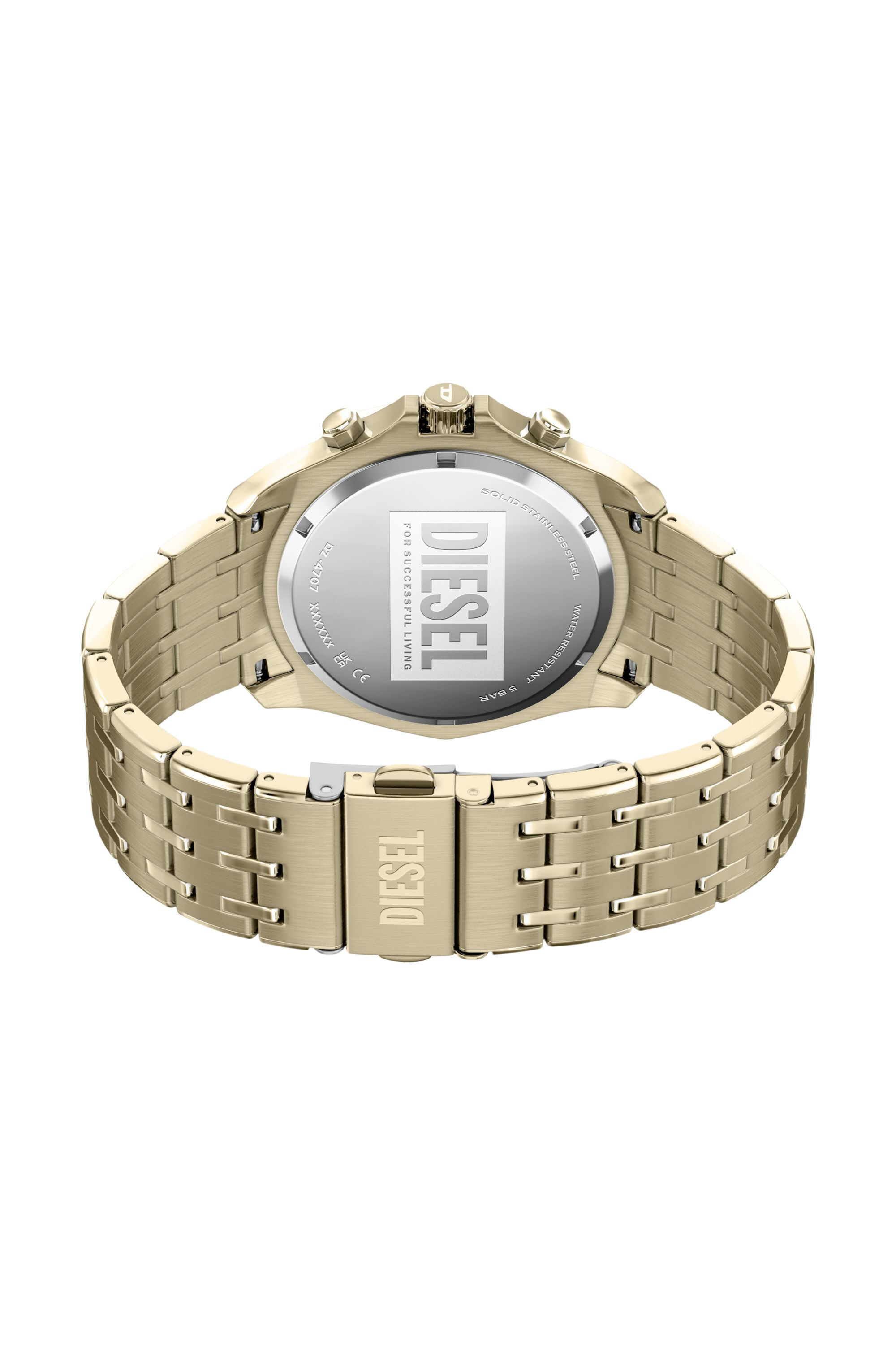 Diesel - DZ4707 WATCH, Reloj Stinger de acero inoxidable en tono dorado Hombre in Dorado - 5