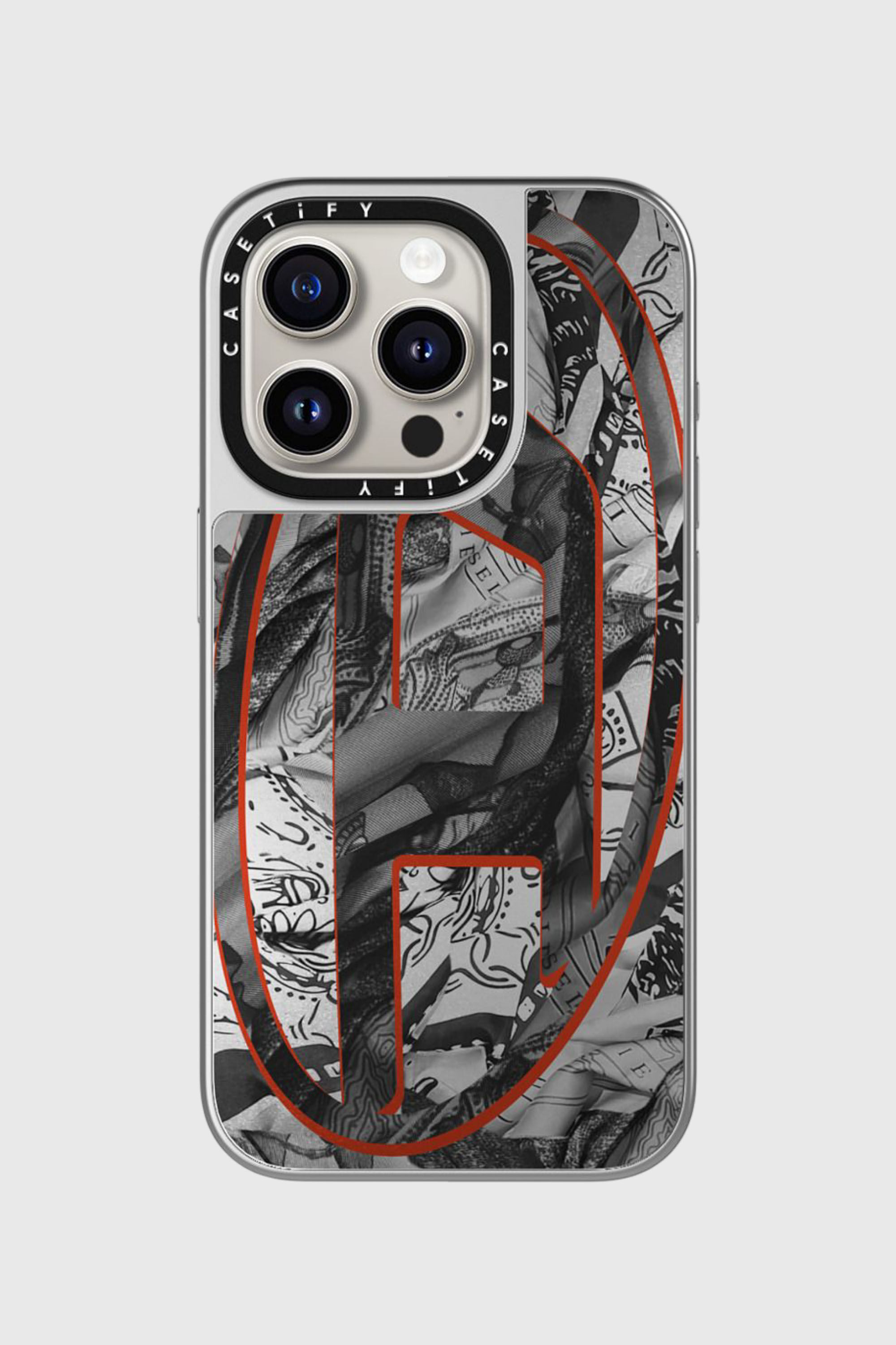 Diesel - 60336 CASETIFY MOULDED CASE, Funda MagSafe Bandana iPhone 15 Pro Unisex in Multicolor - 4