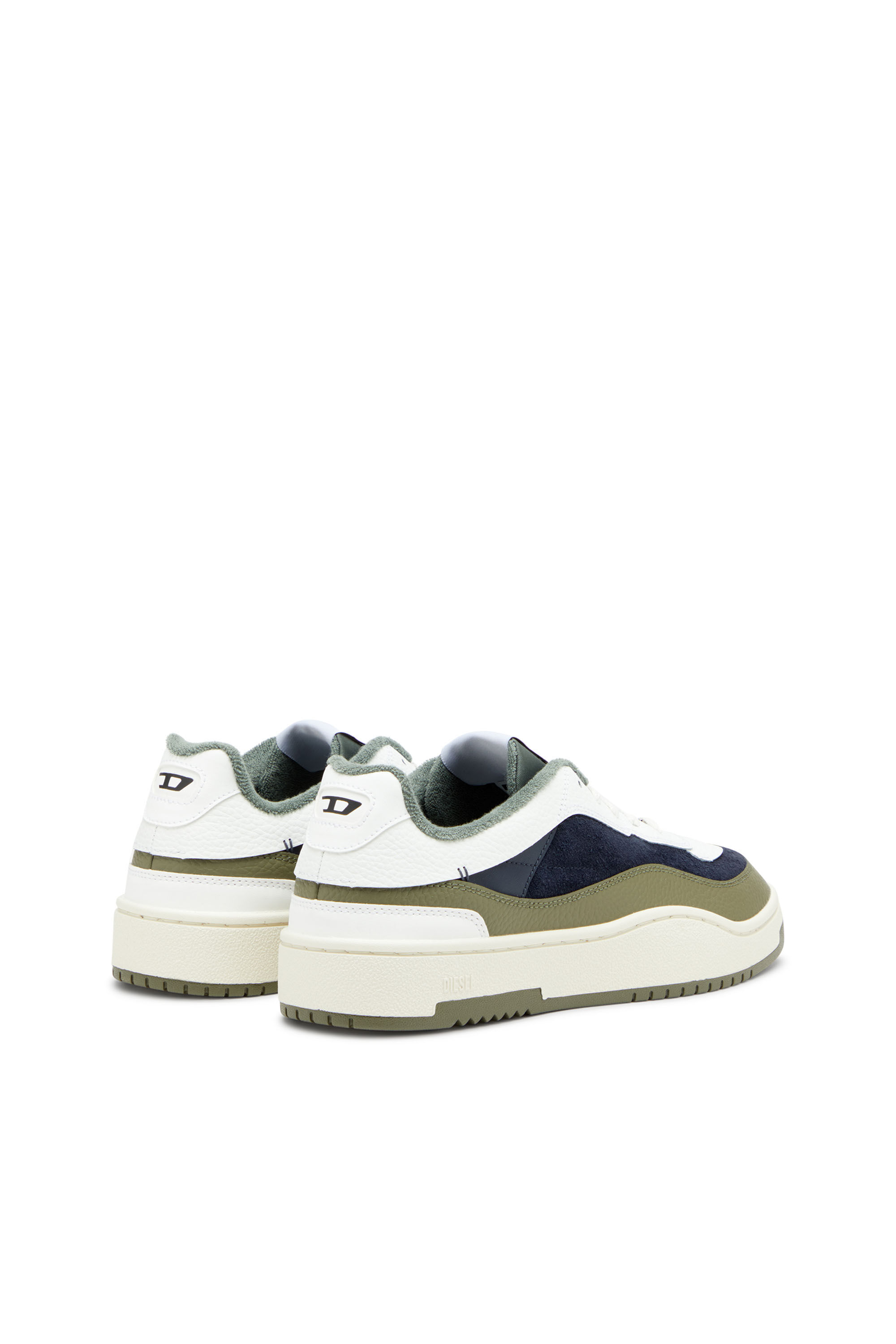 S-OVAL SKATE LOW, Blanco/Verde