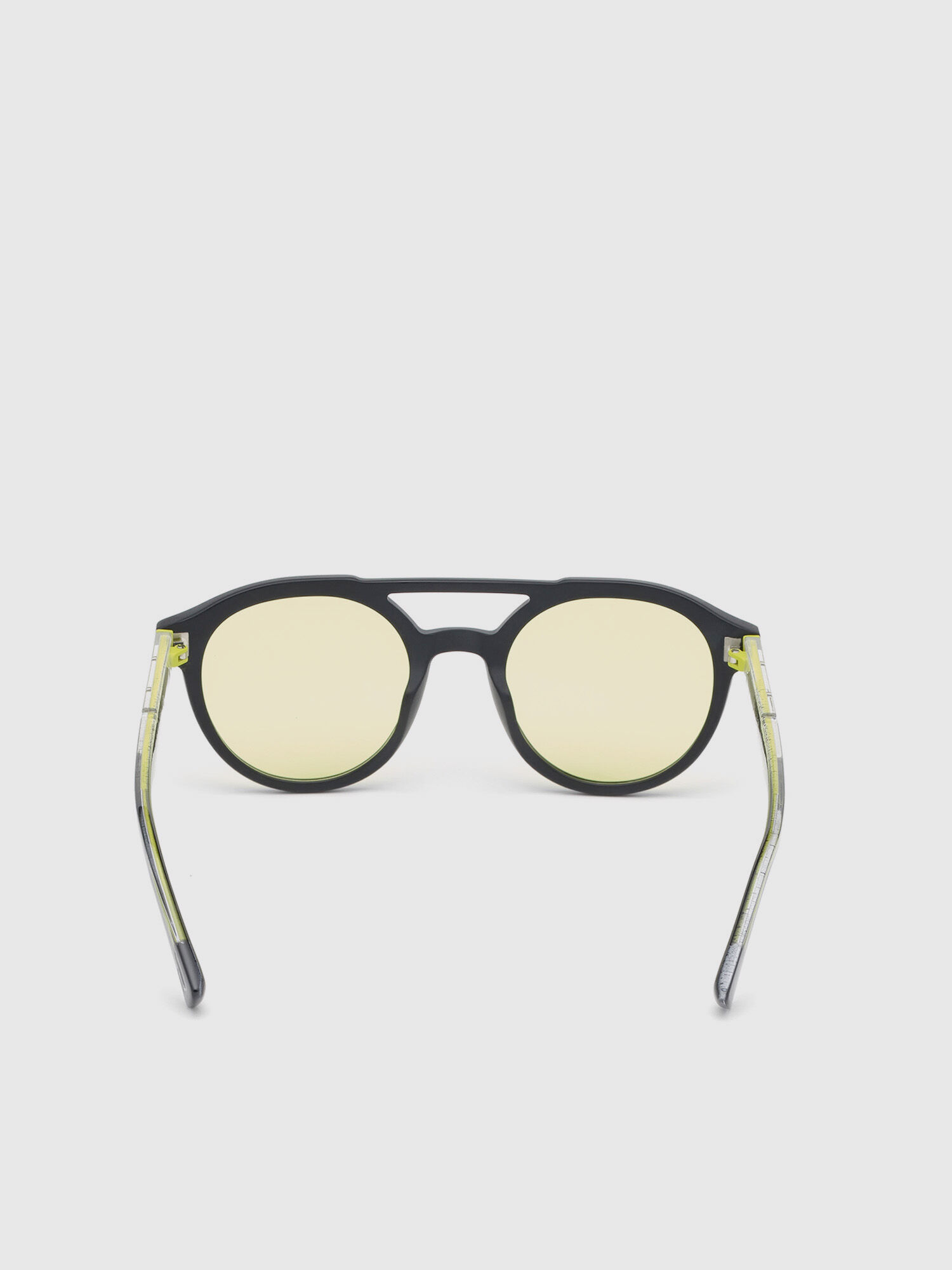 Diesel - DL0280, Gafas de sol redondeadas Unisex in Negro - 5