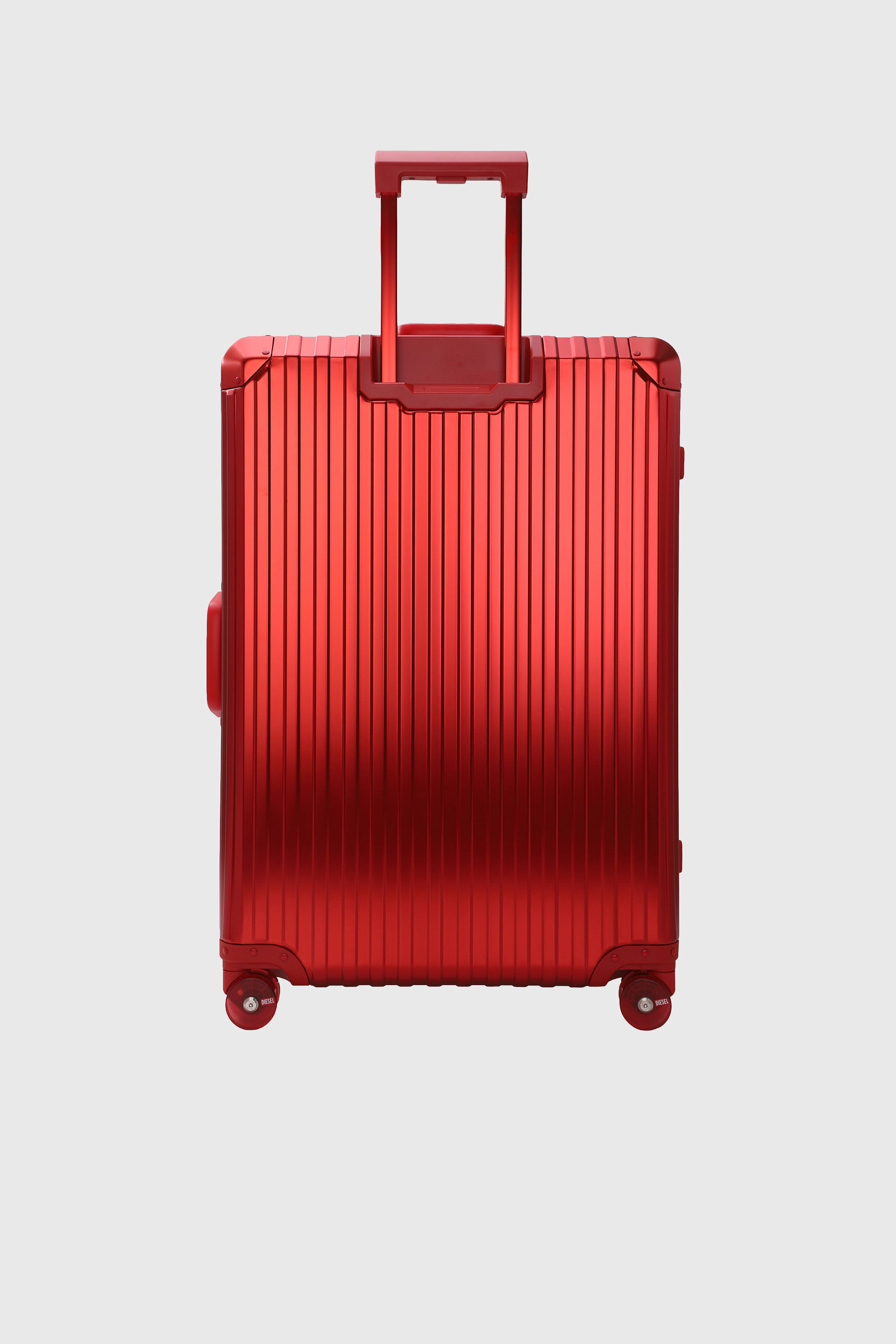 Diesel - DIESEL ALUMINUM TROLLEY- DSL002, Maleta de aluminio tama&ntilde;o L Unisex in Rojo - 2