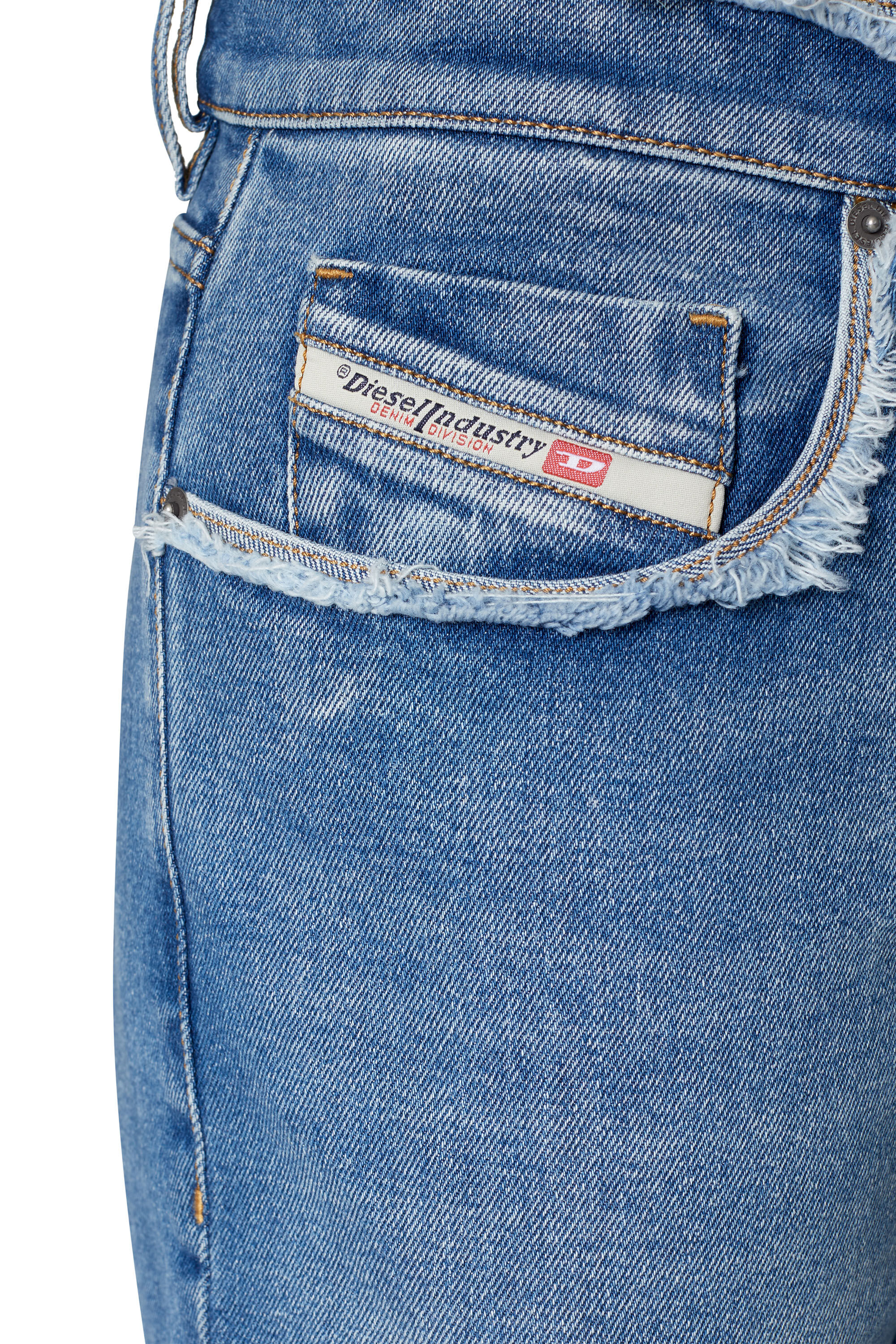 Diesel - 2019 D-STRUKT 09E19 Slim Jeans, Azul medio - Image 5