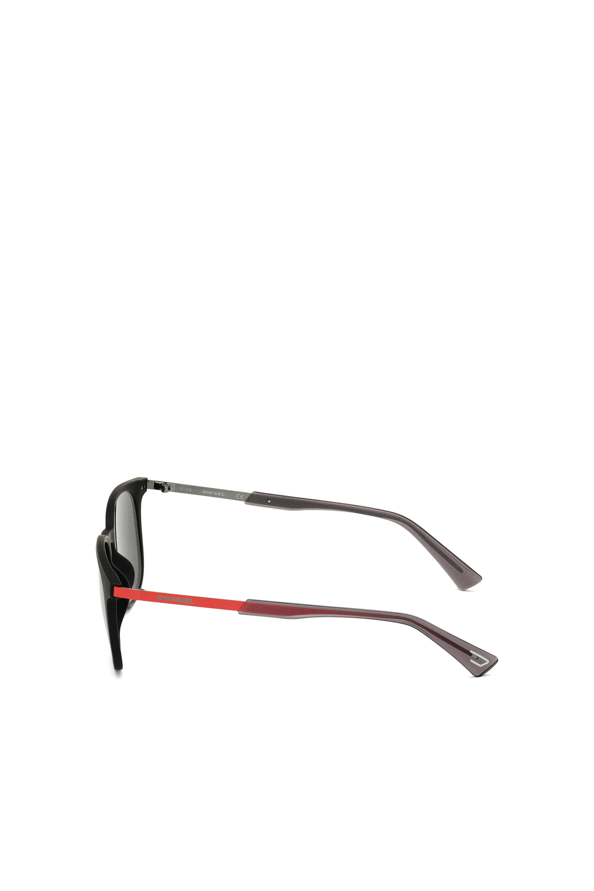 Diesel - DL0311, Unisex's Injected unisex sunglasses in Black - 4