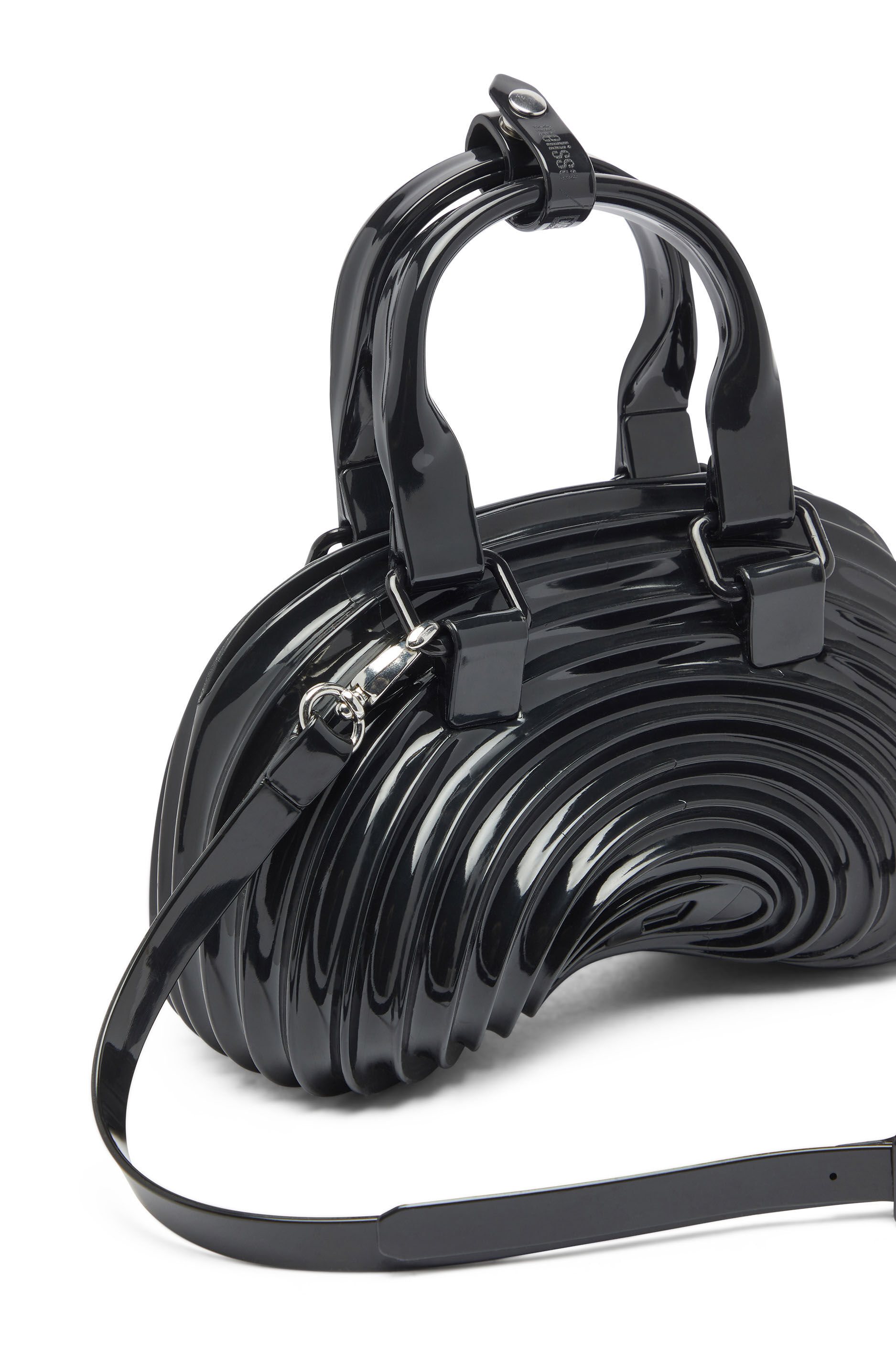 Diesel - MELISSA QUANTUM DOME, Quantum Dome &ndash; Bolso de mano en Melflex&reg; Mujer in Negro - 6