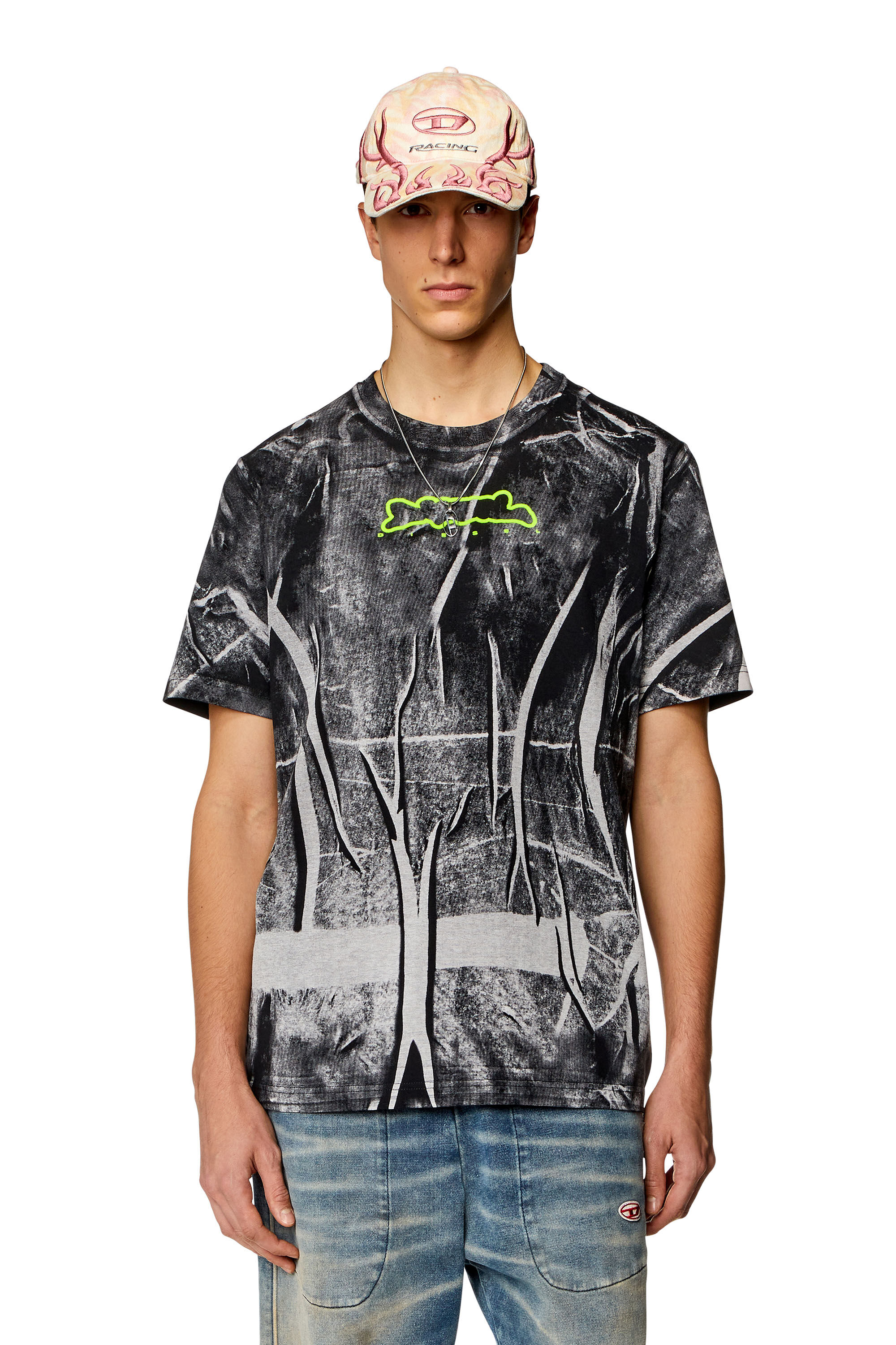 Diesel - T-JUST-N3, Negro/Gris - Image 3