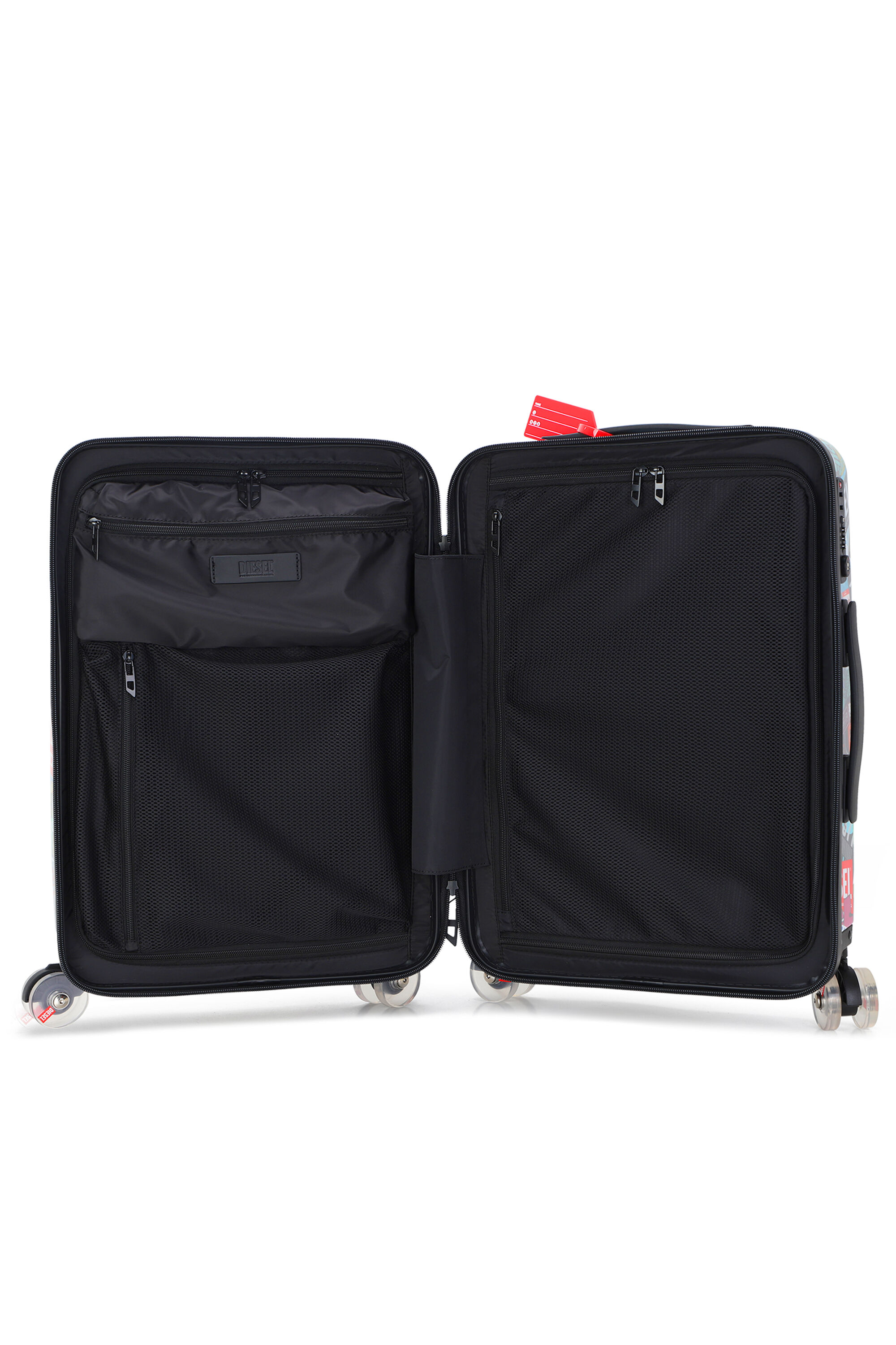 Diesel - DIESEL PC PRINTED TROLLEY-STICKERS- DSL0, Maleta estilo adhesivo tama&ntilde;o S Unisex in Multicolor - 4