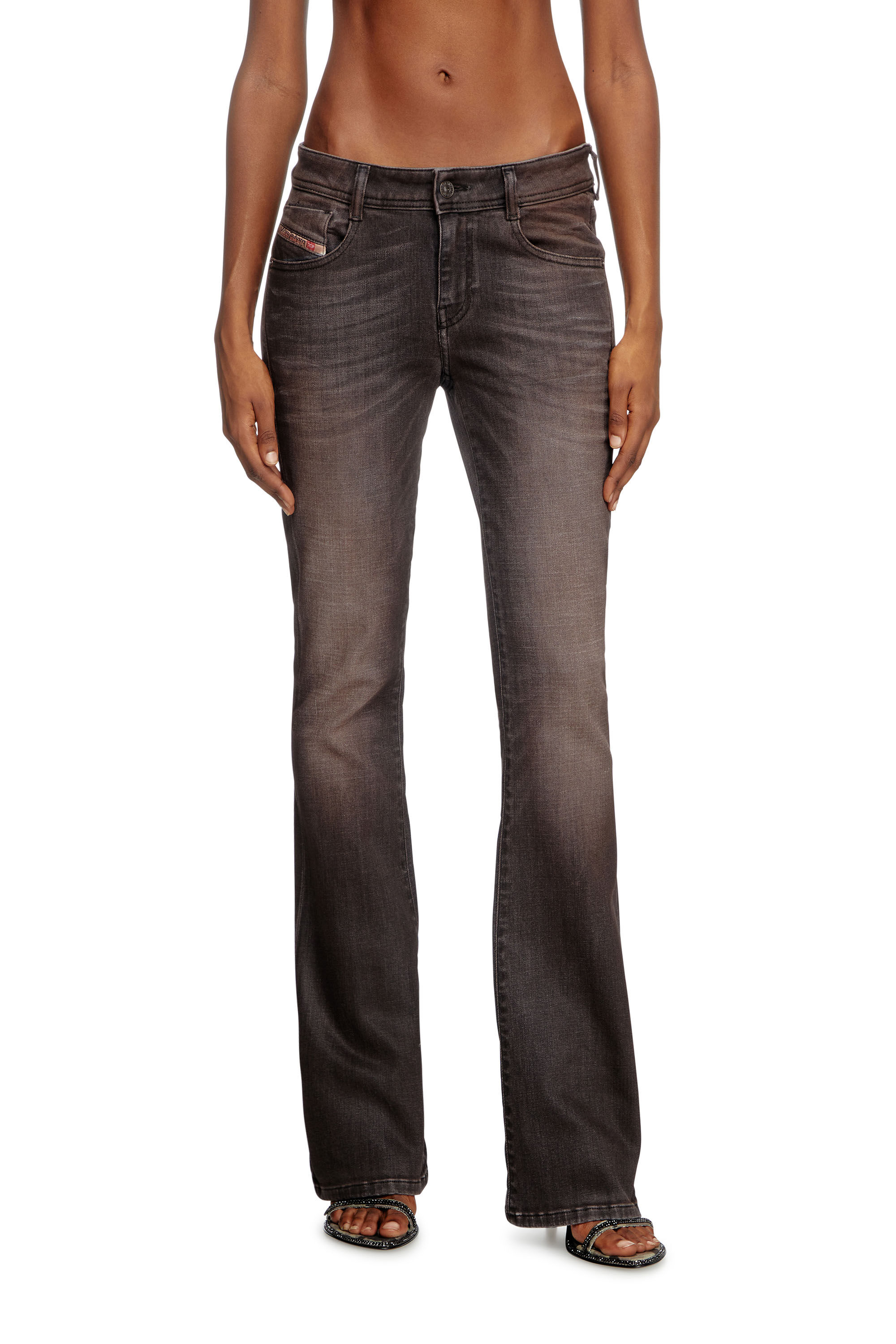 Diesel - Bootcut Jeans 1969 D-Ebbey 09K59 Mujer, Negro/Gris oscuro - 3