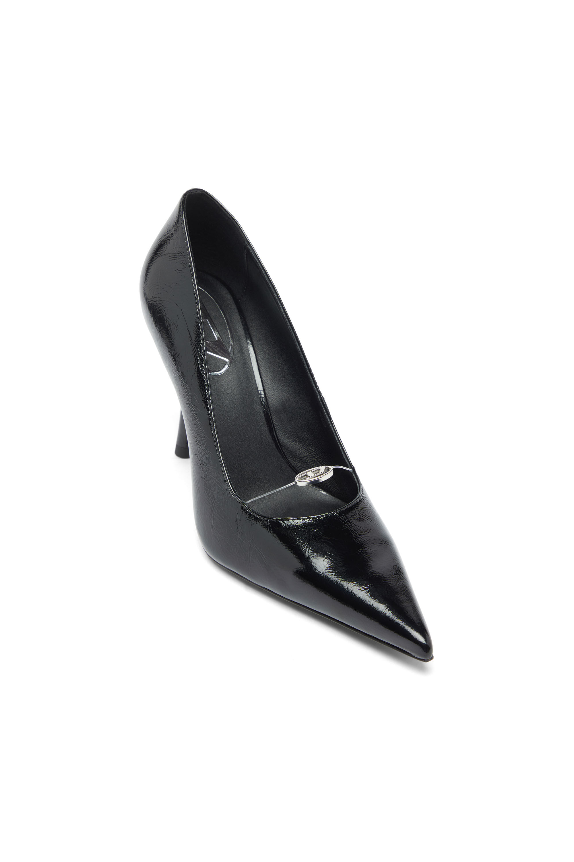 Diesel - D-JEWELS 90 P, D-Ten&Half - Salones de piel naplak Mujer in Negro - 6