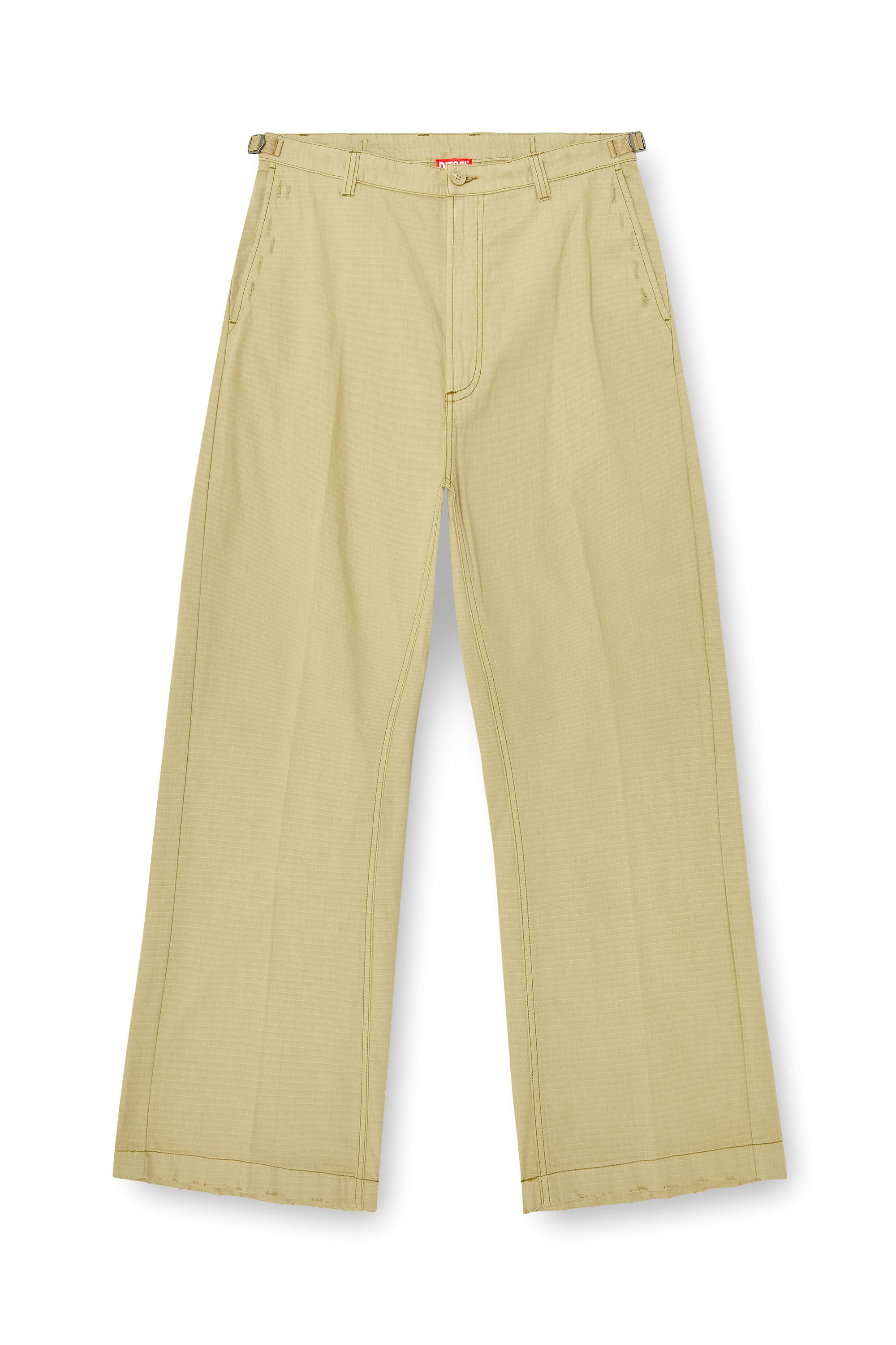 Diesel - P-BALL, Pantalones de ripstop de algod&oacute;n con hebillas laterales Hombre in ToBeDefined - 2