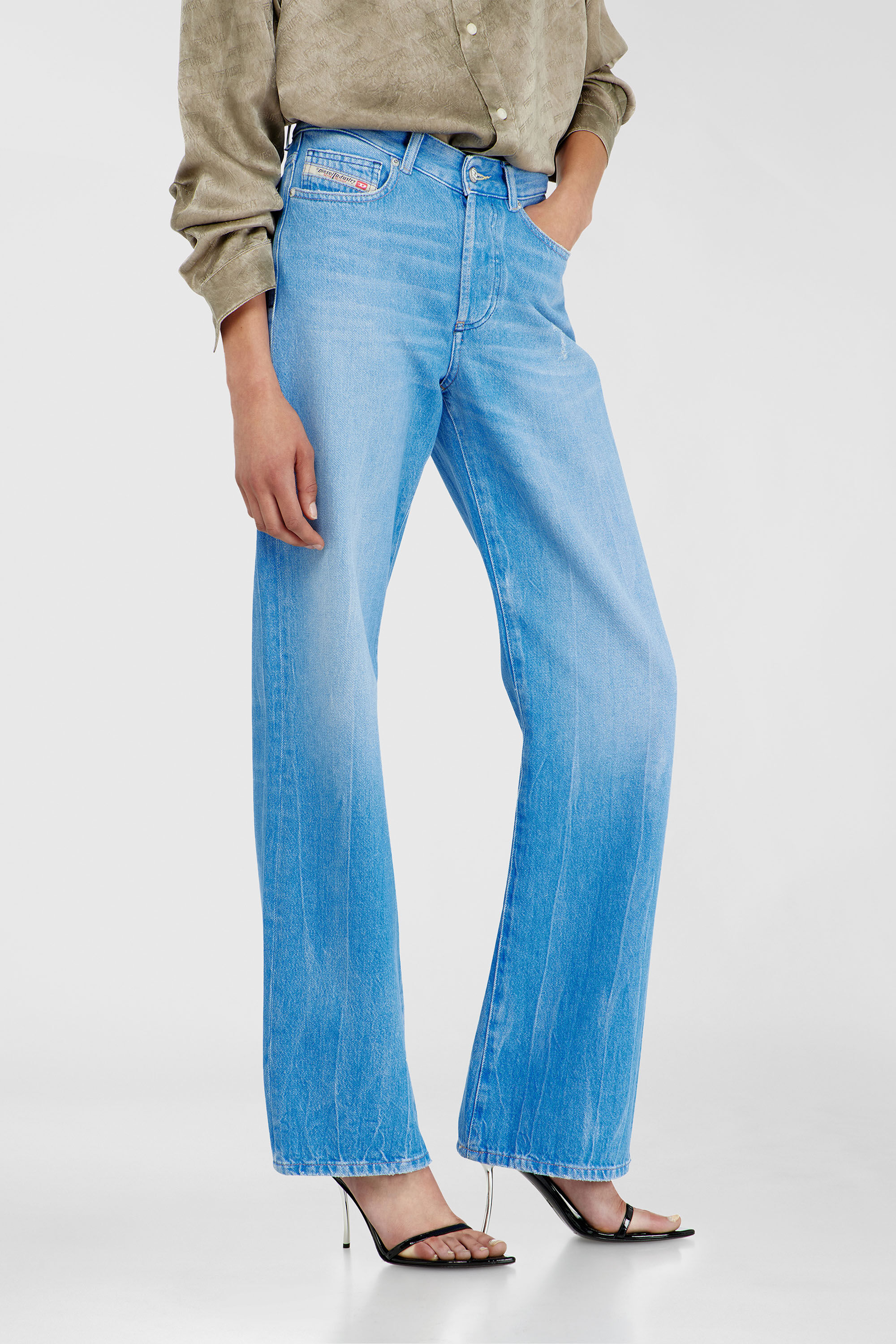 Diesel - Regular Jeans 1971 D-Sent 09P88 Mujer, Azul Claro - 7