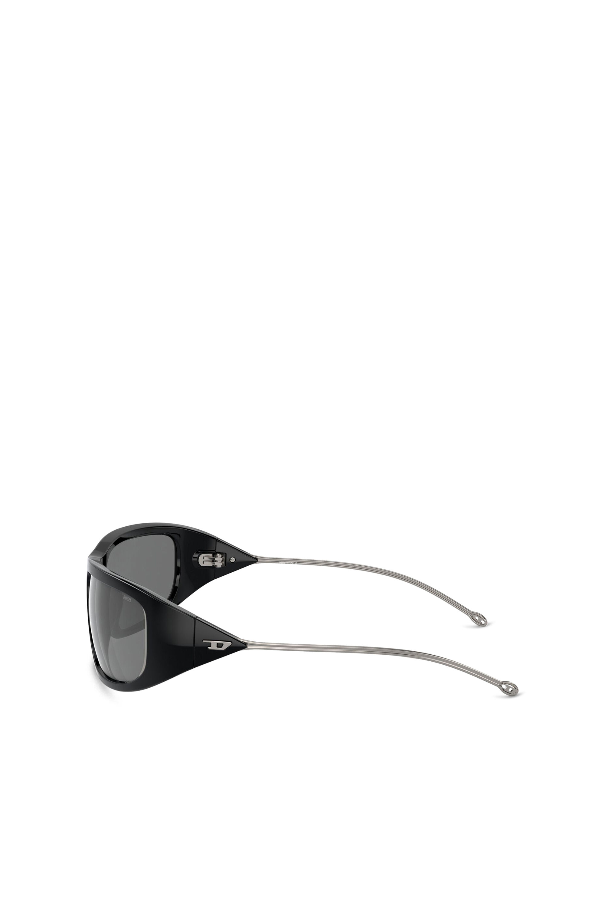 Gafas con estilo envolvente Mujer Negro Diesel